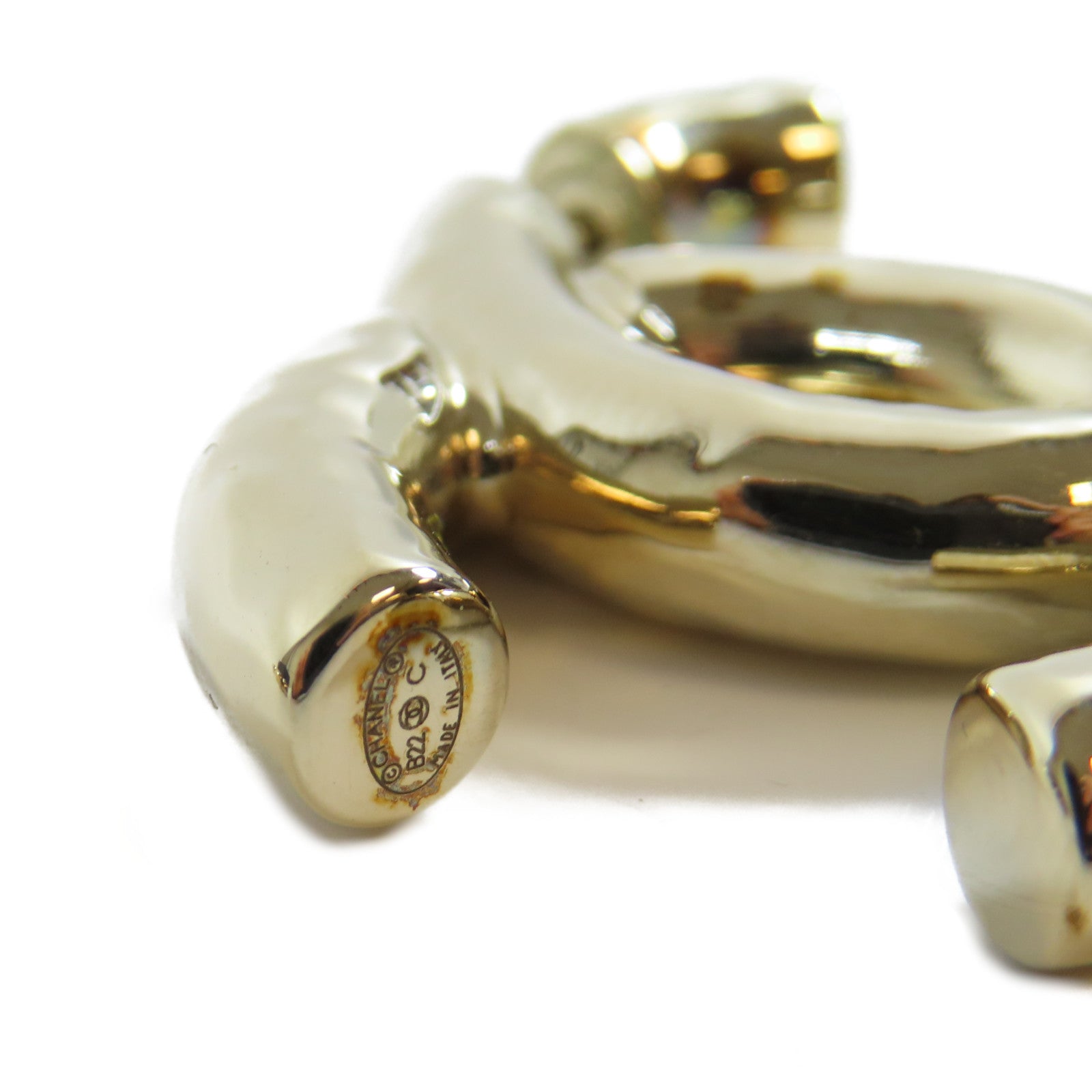 CHANEL 金屬Earrings耳環金色