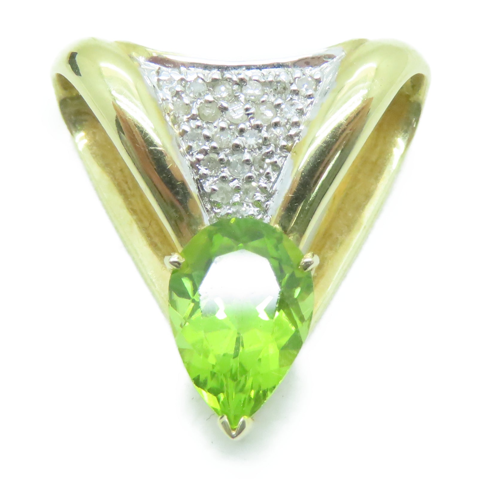 JEWELRY 14K Gold Diamond 2.8g Pendant