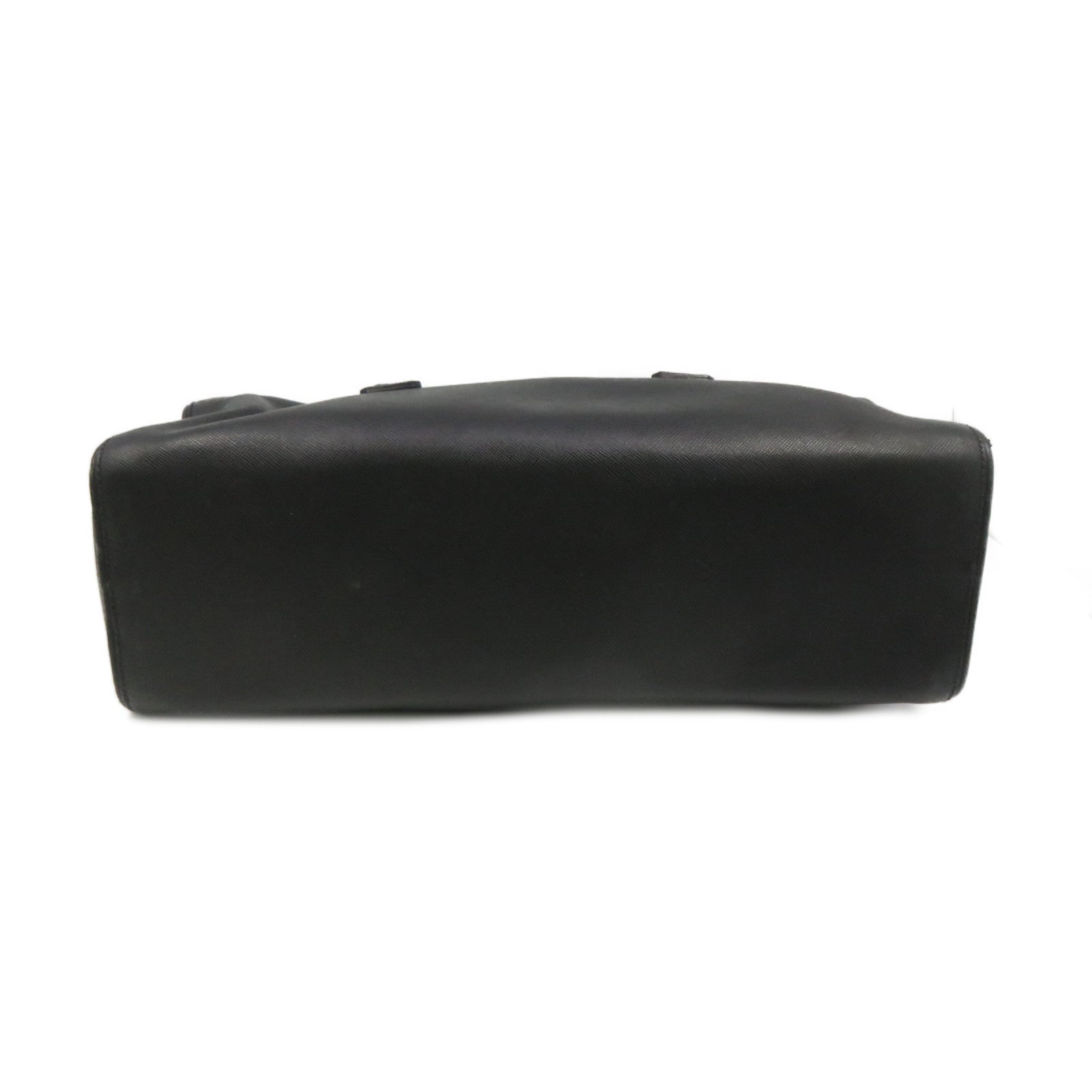 PRADA Saffiano Leather Shoulder Bag Black
