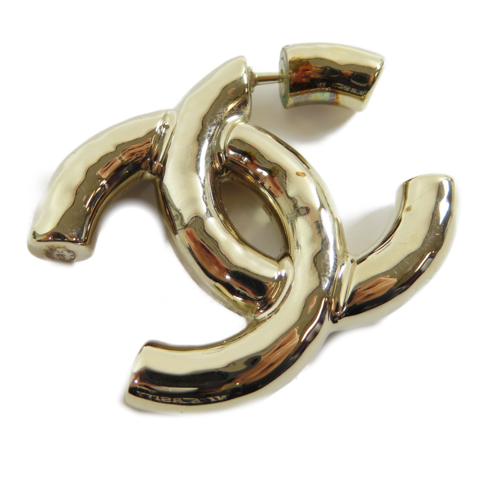 CHANEL 金屬Earrings耳環金色