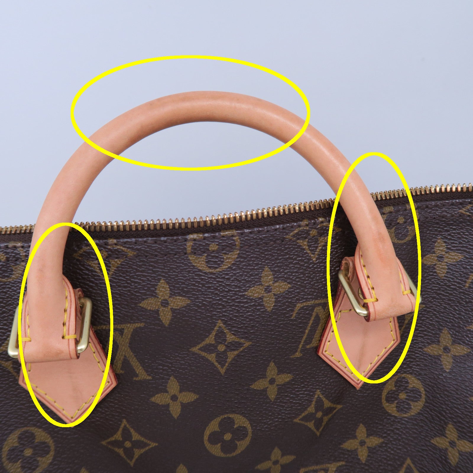 LOUIS VUITTON Monogram Speedy Bandouliere 35金扣手挽肩背兩用袋啡色