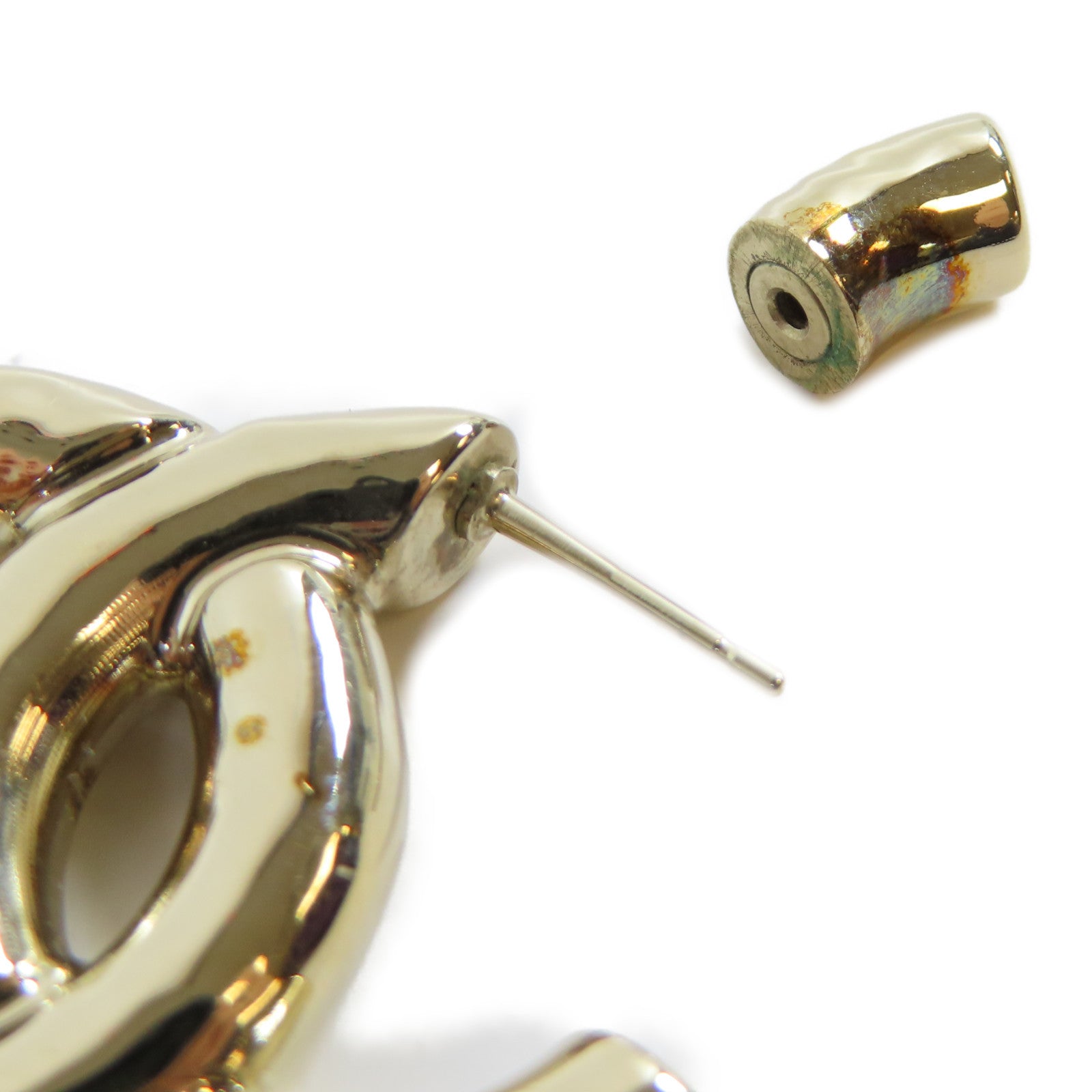 CHANEL 金屬Earrings耳環金色
