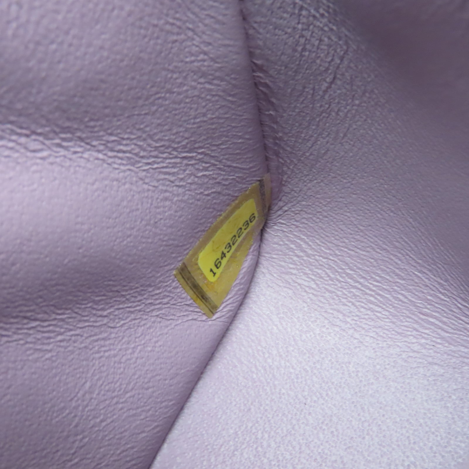 CHANEL 菱格羊皮皮革Classic 17銀扣鏈帶肩背袋紫色