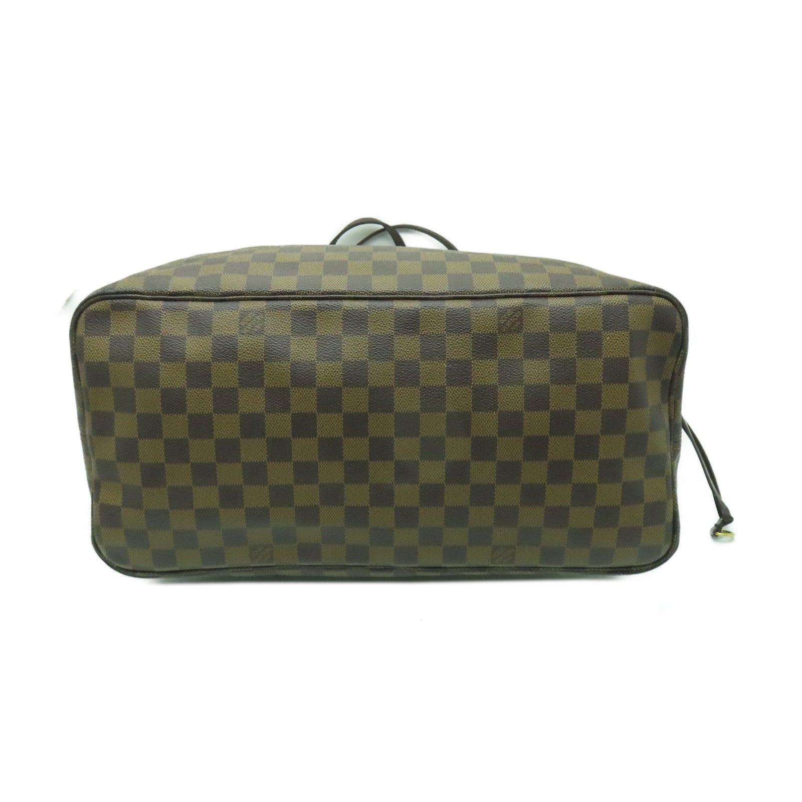 LOUIS VUITTON Damier Neverfull GM金扣肩背袋棕色