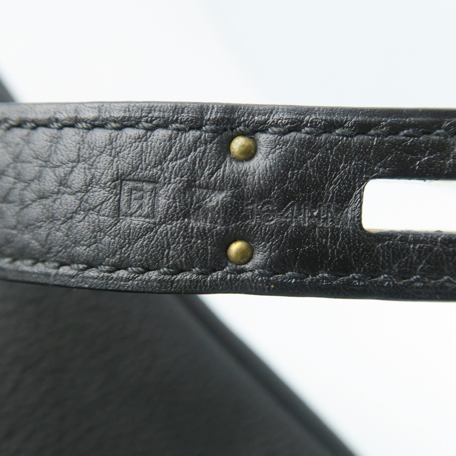 HERMES Taurillon Clemence皮革Birkin 35金扣手挽袋黑色
