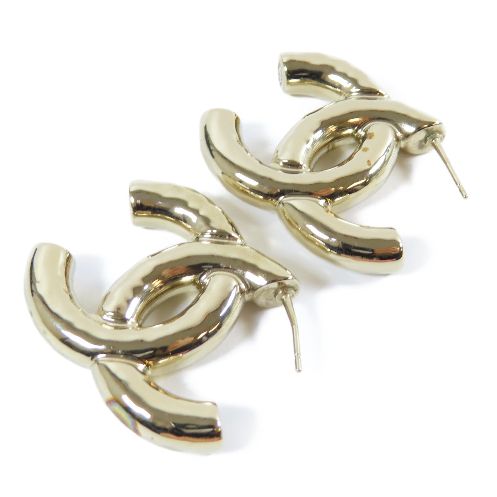 CHANEL 金屬Earrings耳環金色