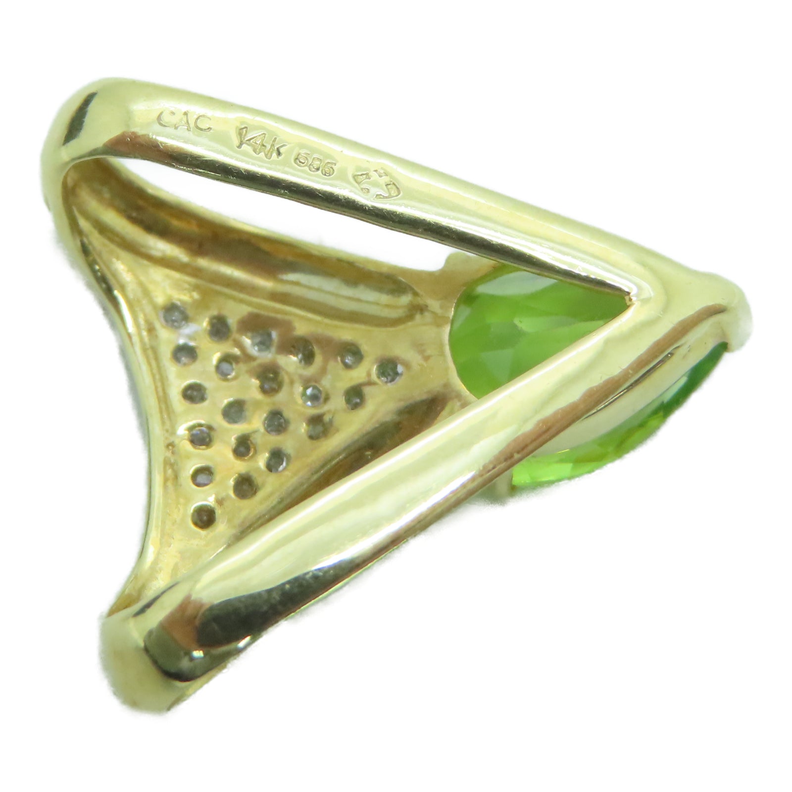 JEWELRY 14K Gold Diamond 2.8g Pendant
