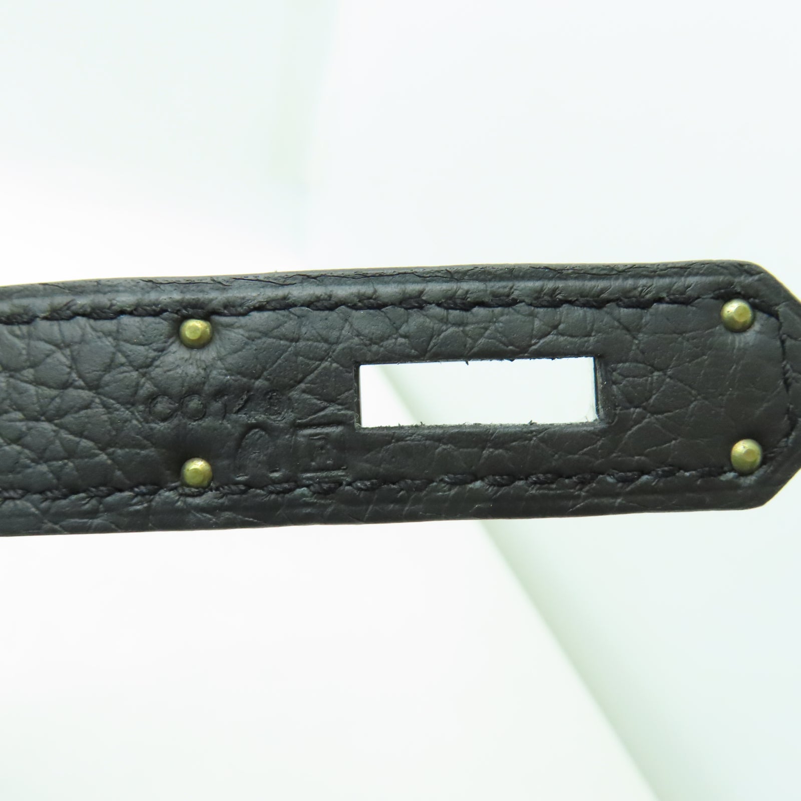 HERMES Clemence皮革Kelly 32銀扣手挽肩背兩用袋深鉛筆灰色