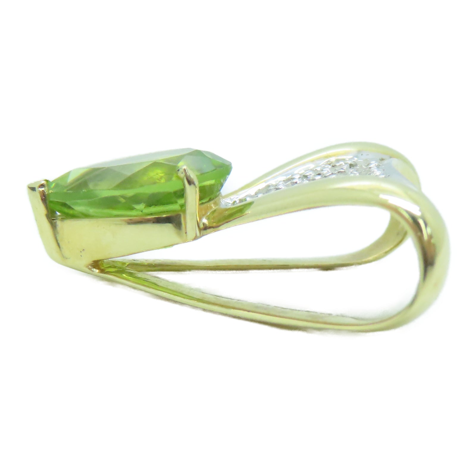 JEWELRY 14K Gold Diamond 2.8g Pendant
