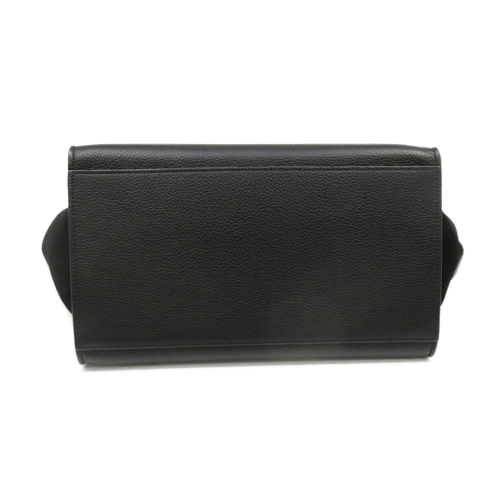 CELINE 牛皮皮革金扣Trapeze Small 2Way Hand Bag手挽肩背两用袋黑色