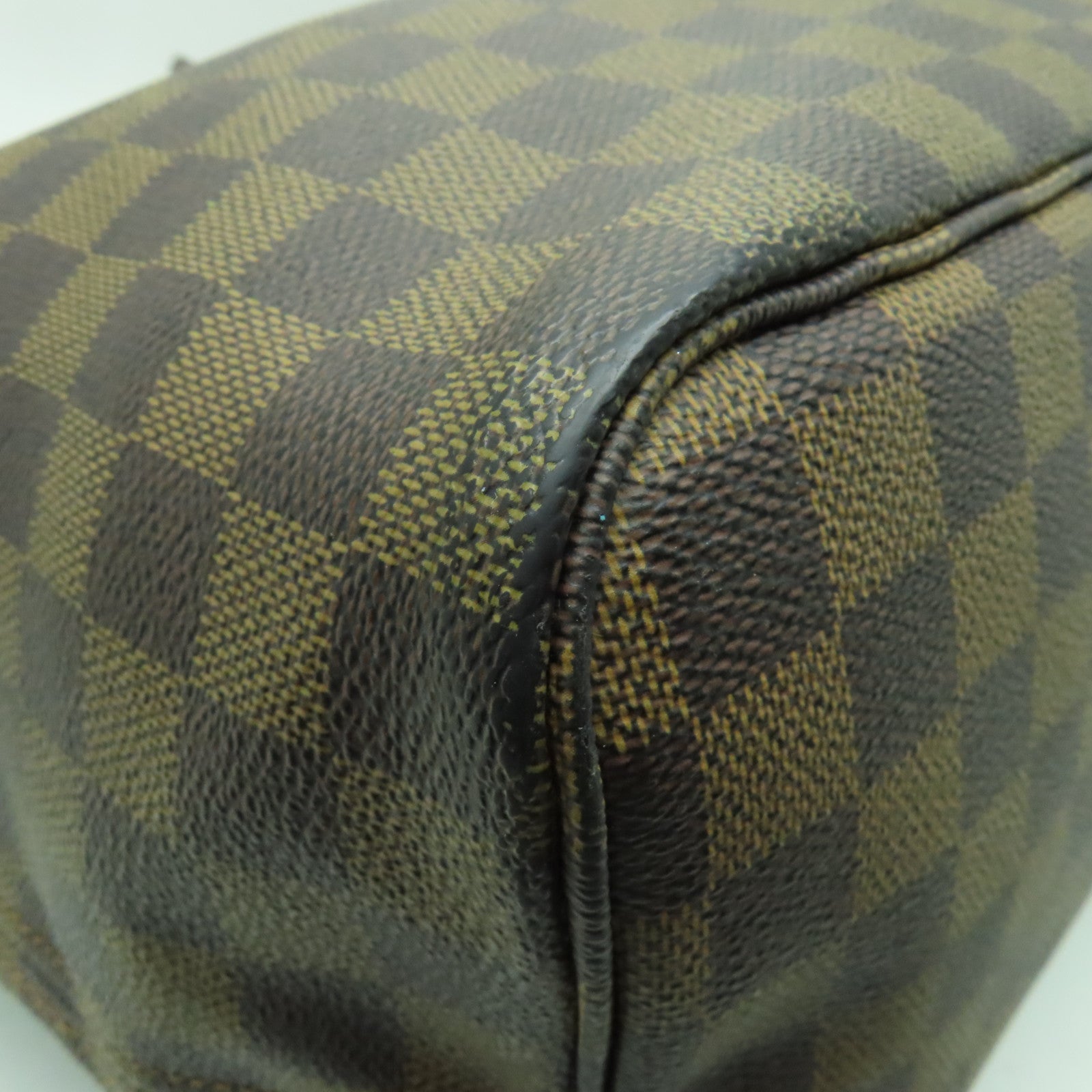 LOUIS VUITTON Damier Neverfull GM金扣肩背袋棕色