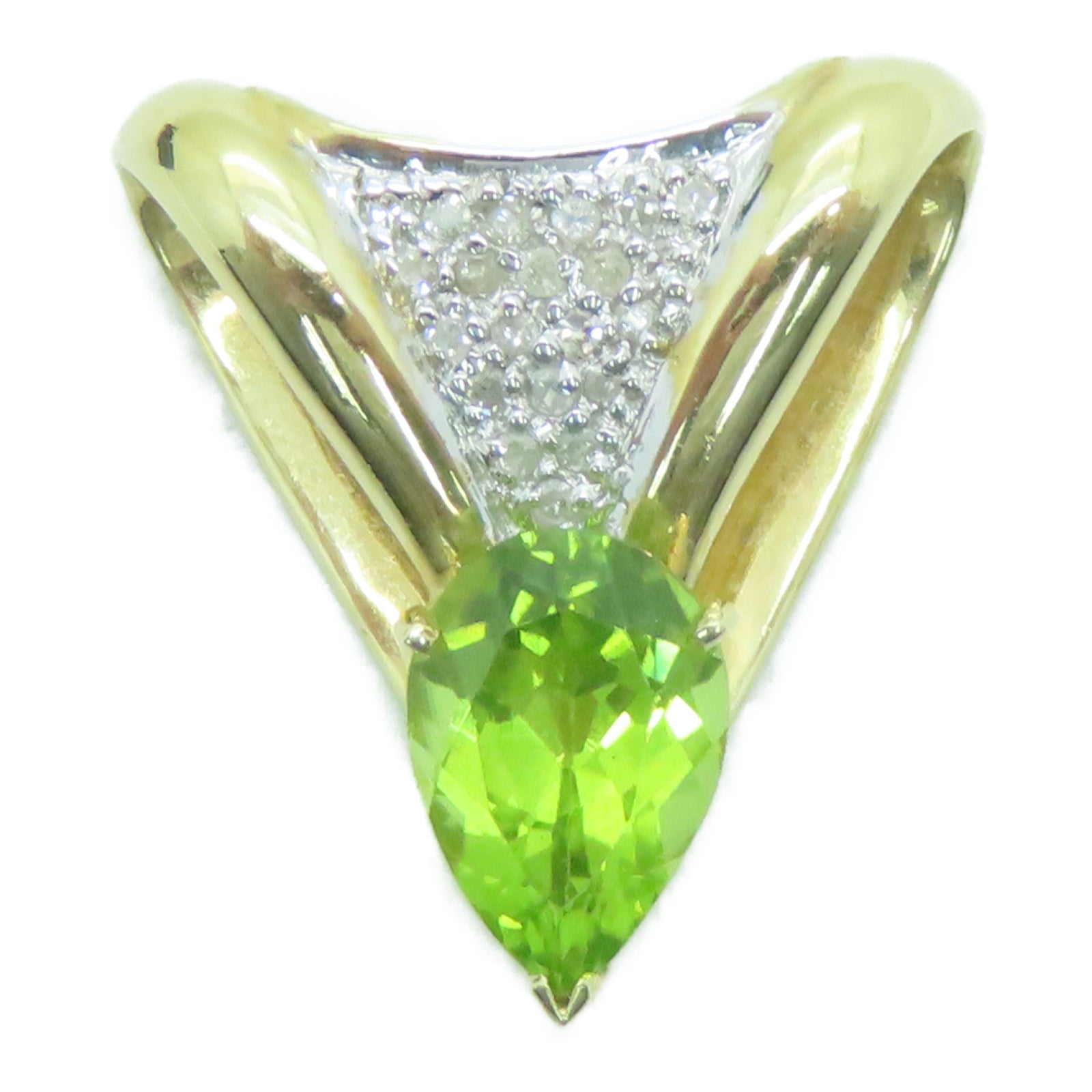 JEWELRY 14K Gold Diamond 2.8g Pendant