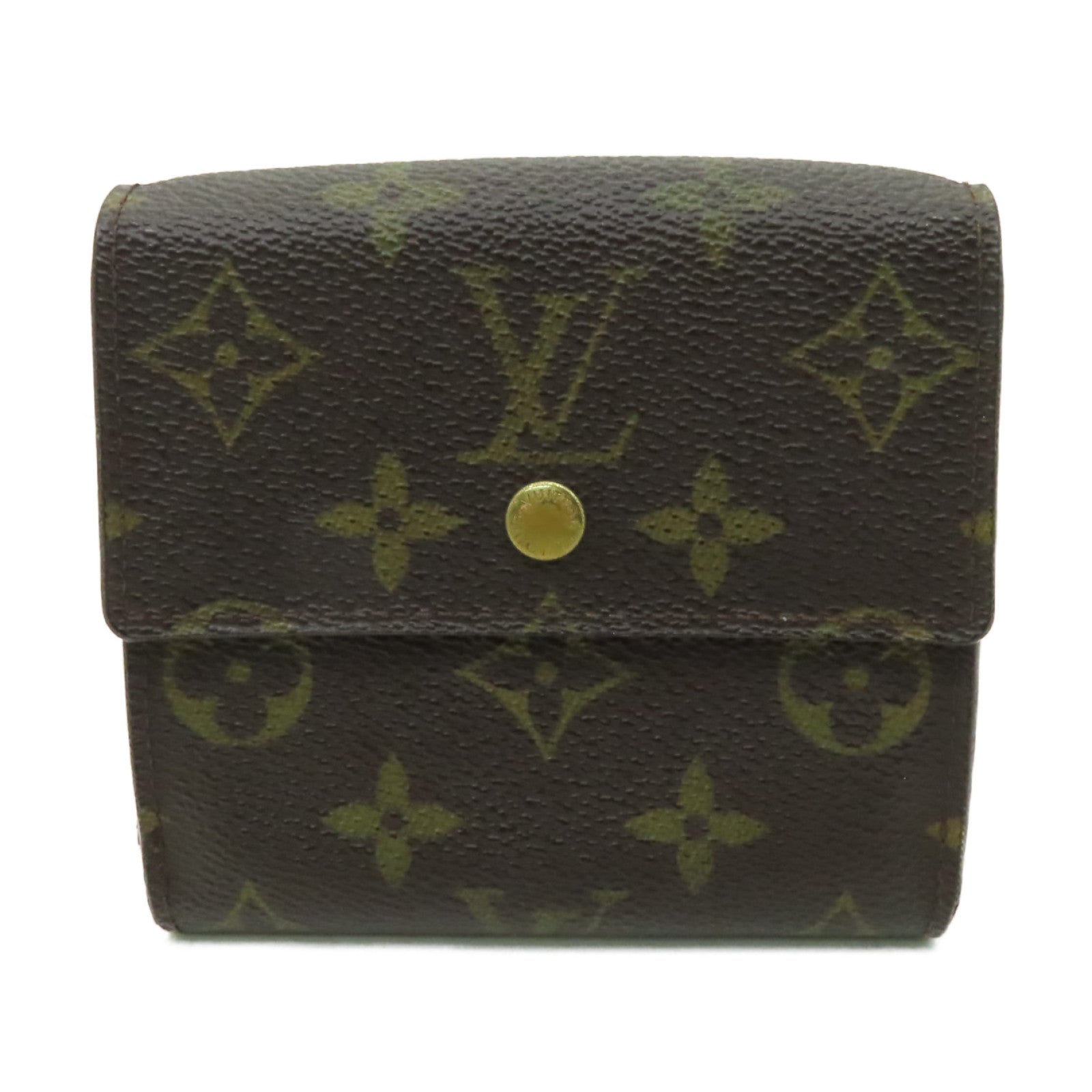 LOUIS VUITTON Monogram Wallet金扣錢包啡色
