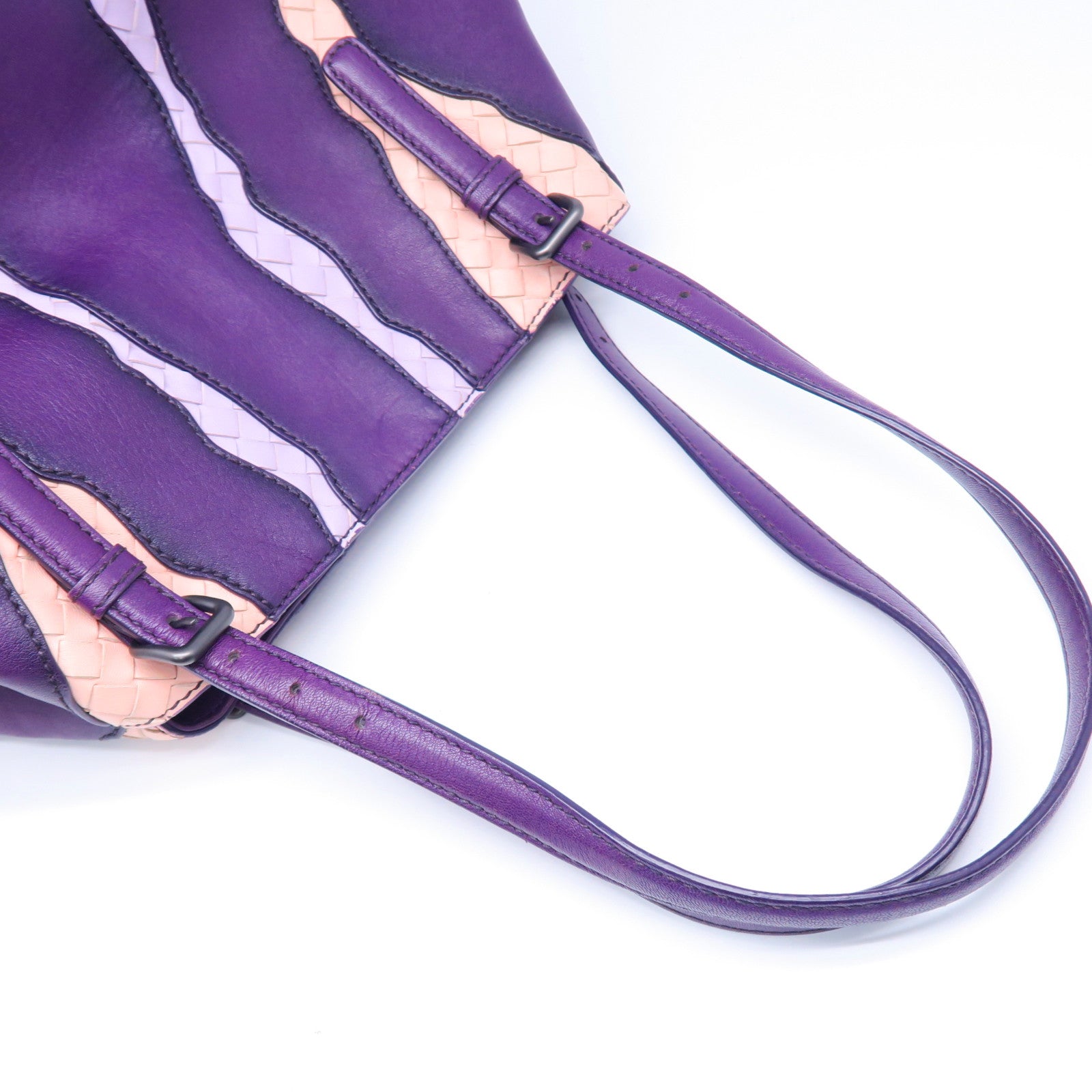 BOTTEGA VENETA 牛皮皮革Shoulder Bag肩背袋紫色