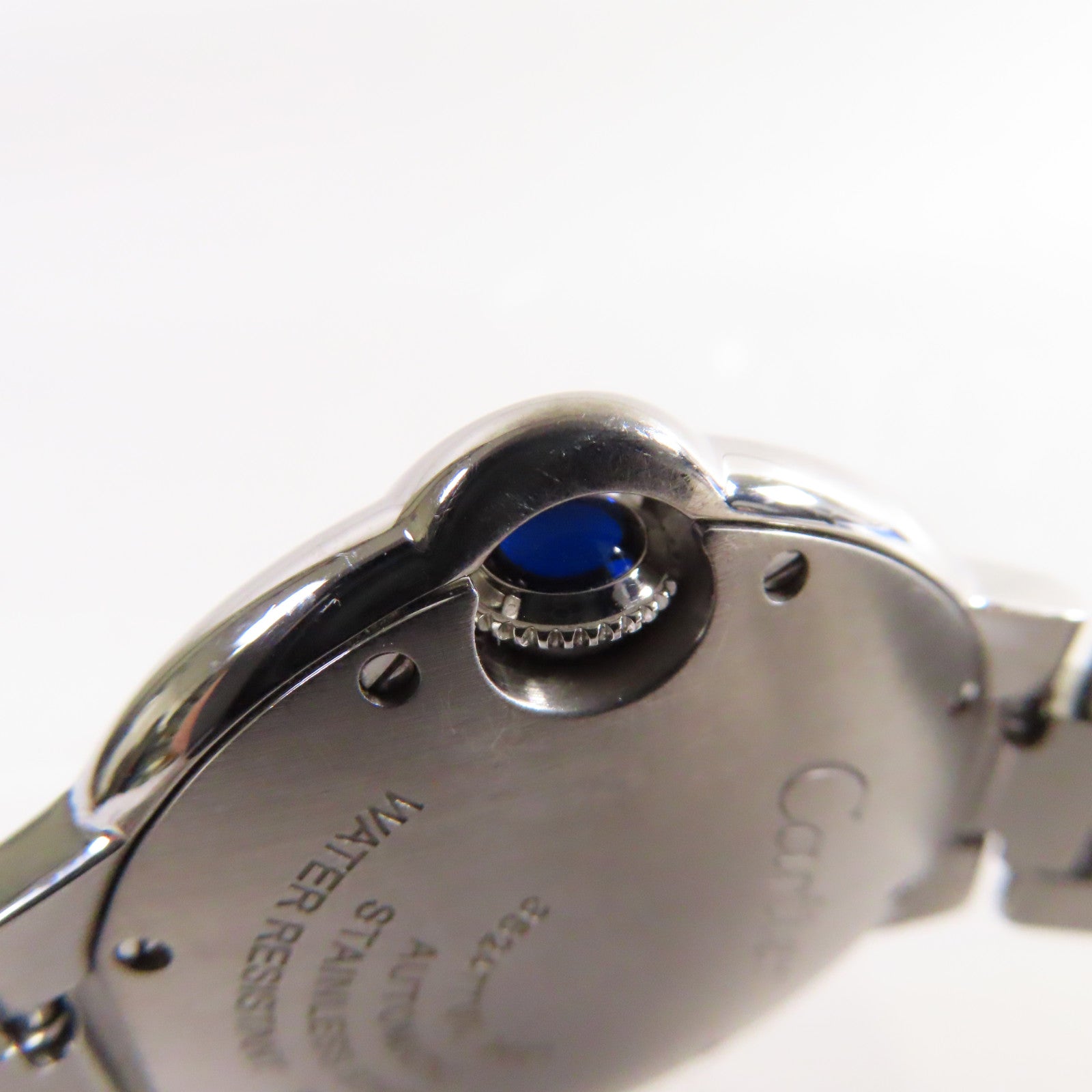 CARTIER Ballon Bleu de Cartier Watch不鏽鋼自動機芯手錶粉紅色/銀色