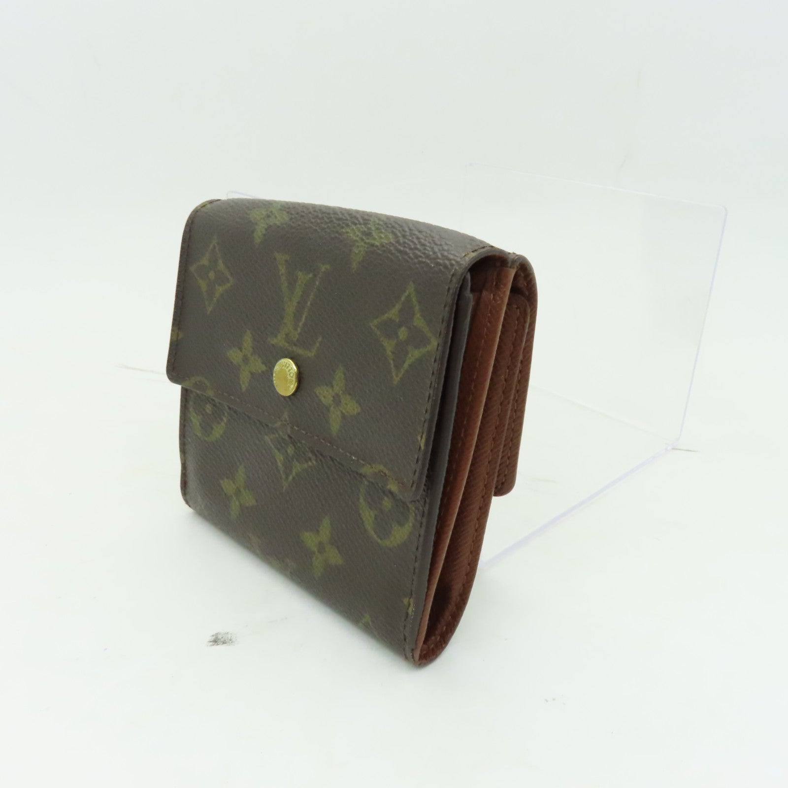 LOUIS VUITTON Monogram Wallet金扣錢包啡色