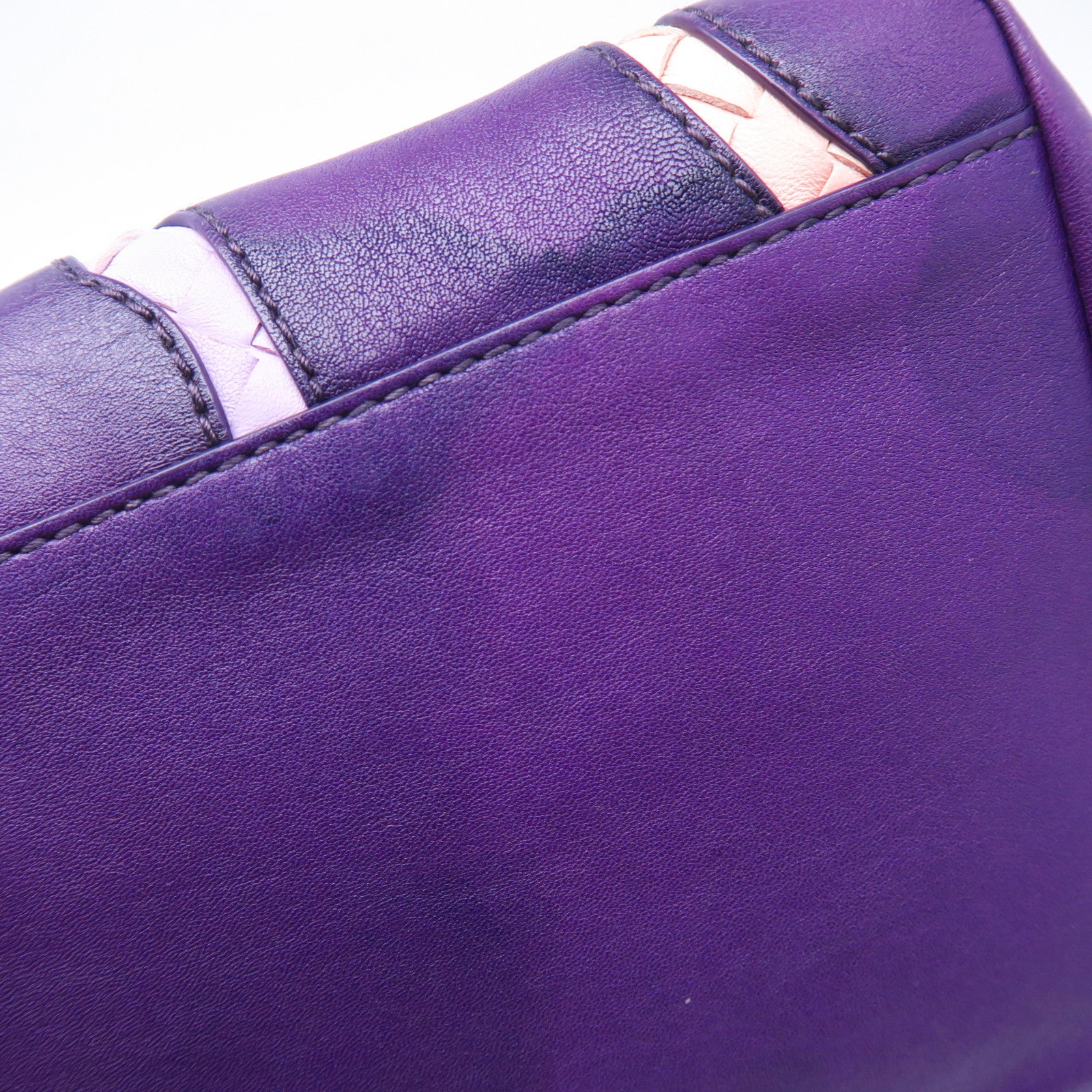 BOTTEGA VENETA 牛皮皮革Shoulder Bag肩背袋紫色