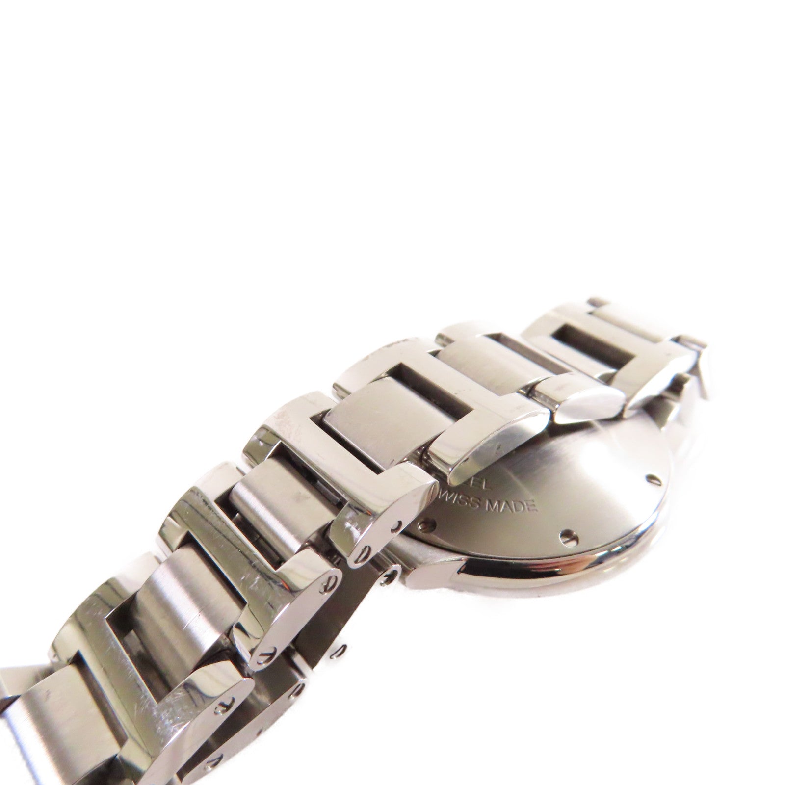 CARTIER Ballon Bleu de Cartier Watch不鏽鋼自動機芯手錶粉紅色/銀色
