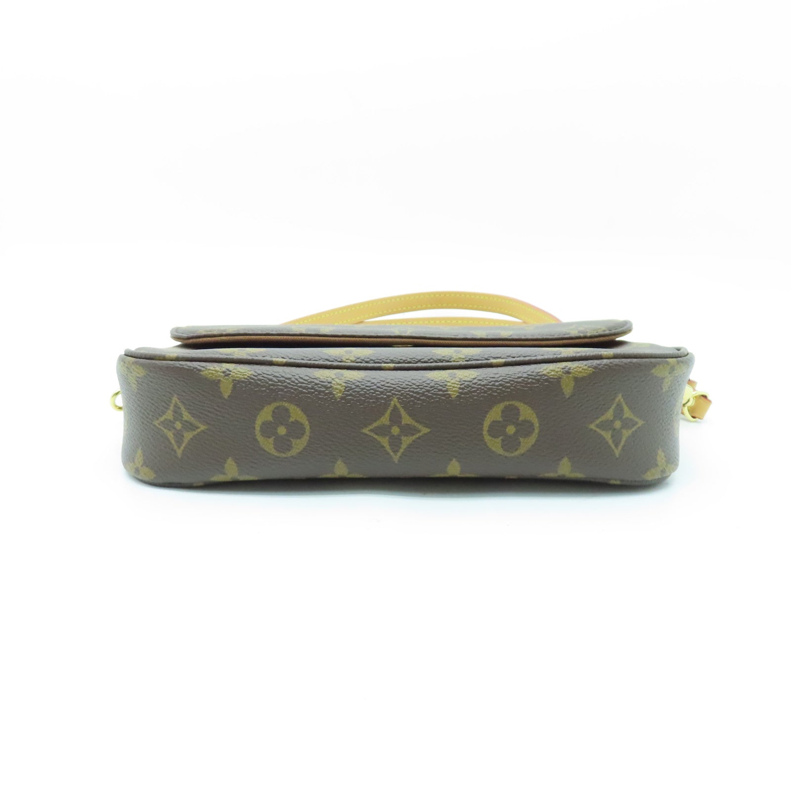 LOUIS VUITTON Monogram  Wallet On Chain Ivy金扣手挽肩背兩用袋棕色