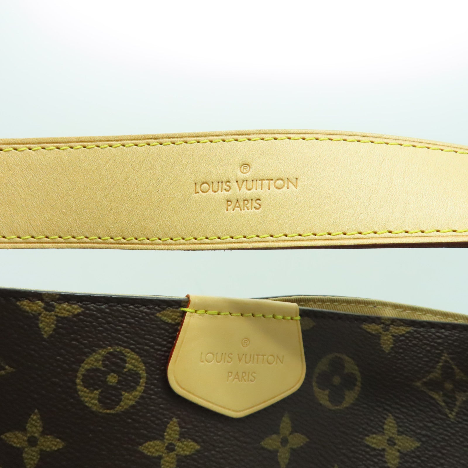 LOUIS VUITTON Monogram Gracefull MM金扣肩背袋啡色