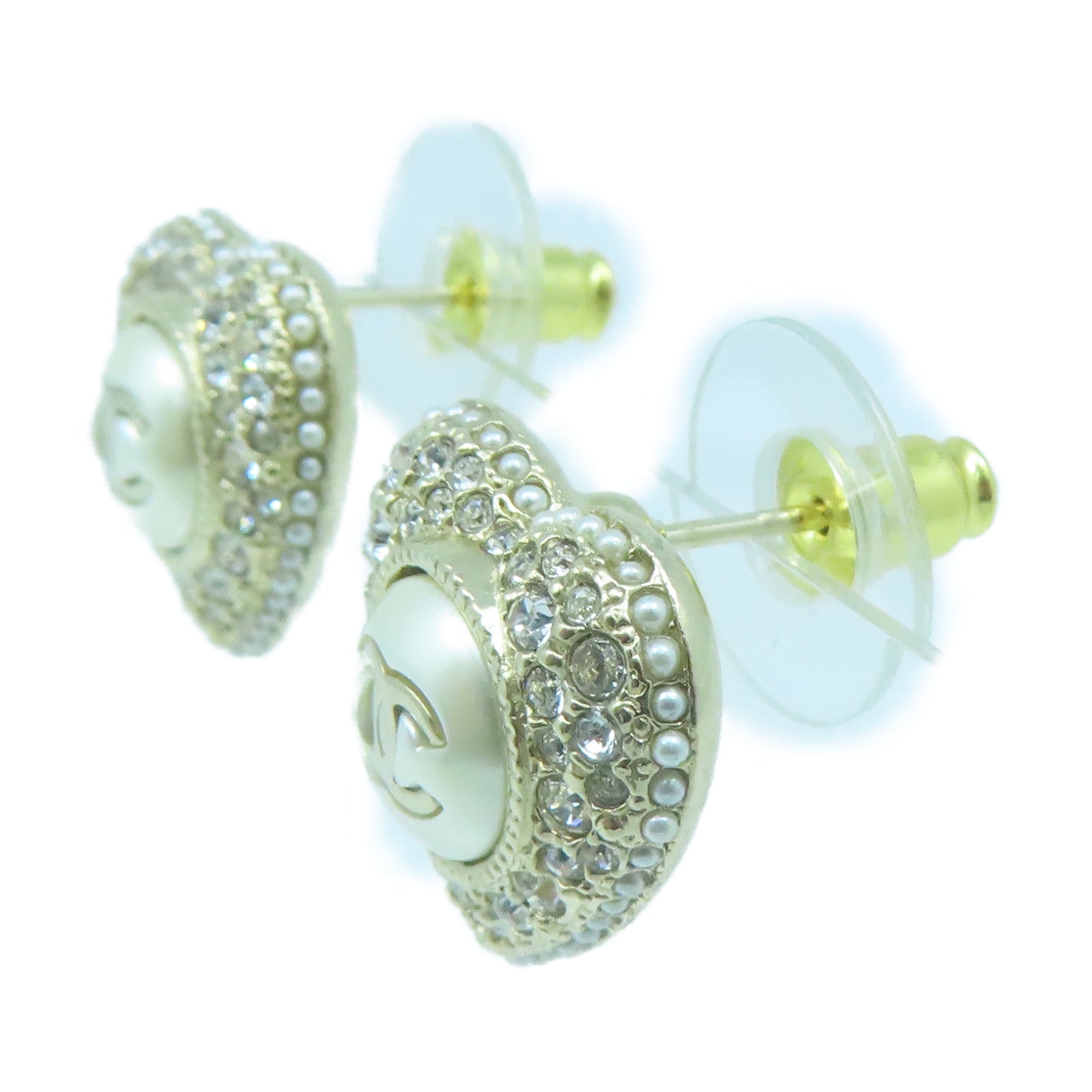 CHANEL metal Earring earrings gold / silver