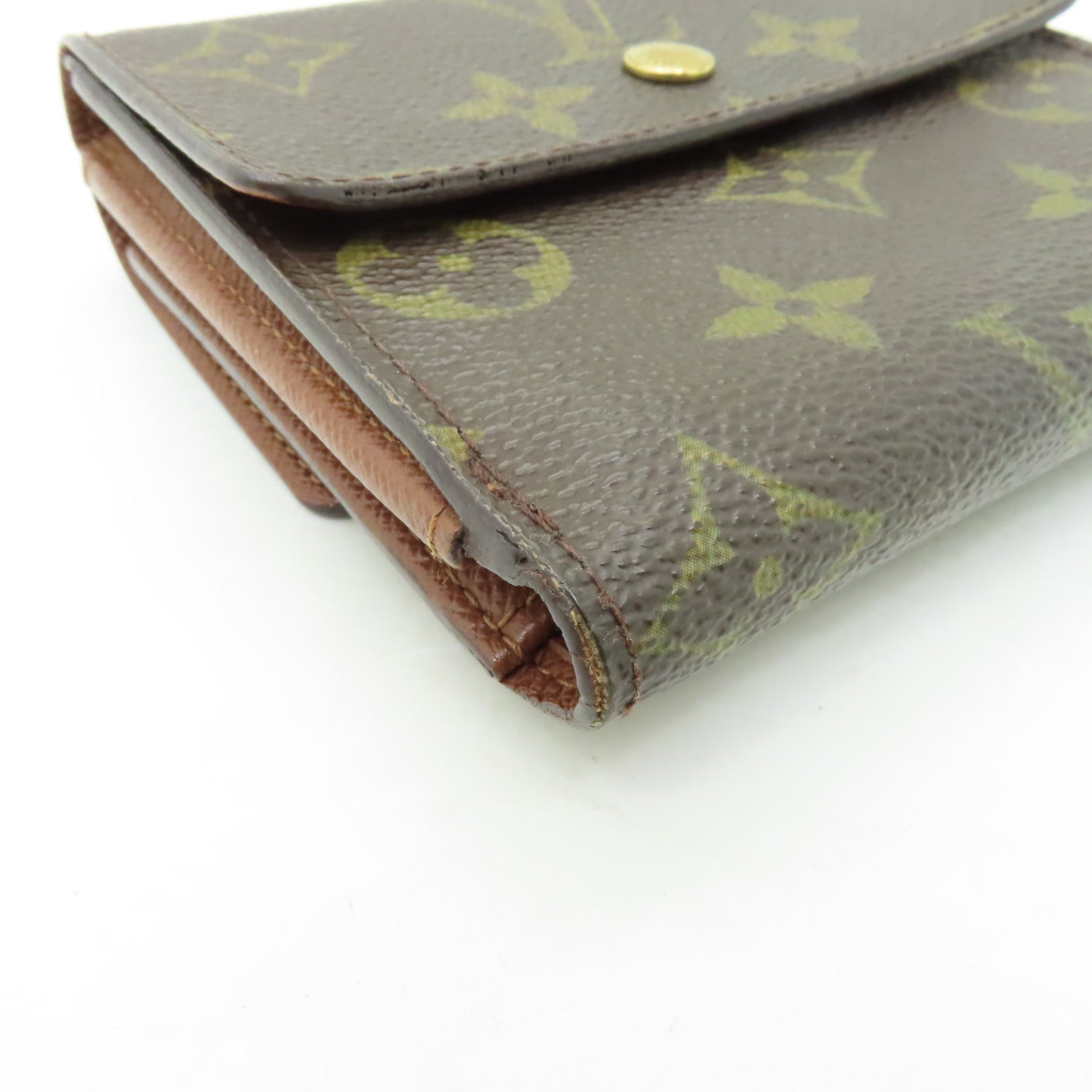 LOUIS VUITTON Monogram Wallet金扣錢包啡色