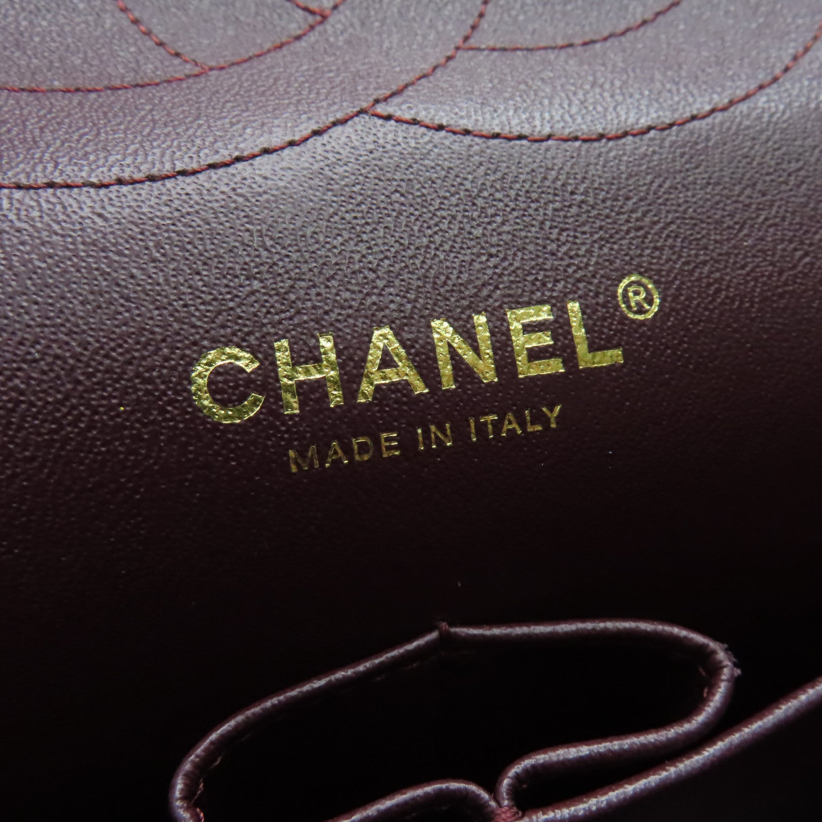 CHANEL 菱格牛皮皮革Jumbo Shoulder Bag金扣鏈帶肩背袋黑色