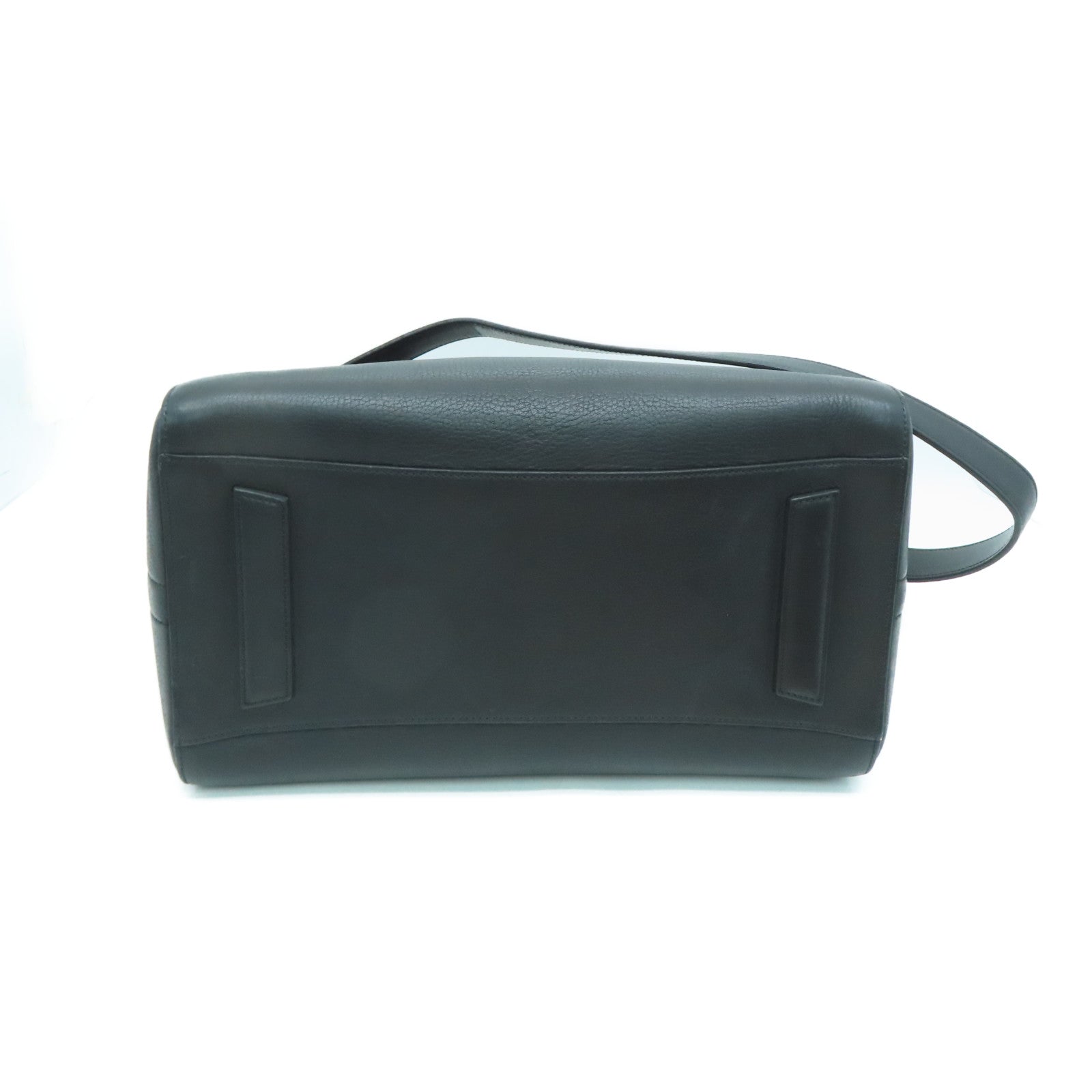 GIVENCHY 牛皮皮革Antigona Bag银扣手挽肩背两用袋黑色