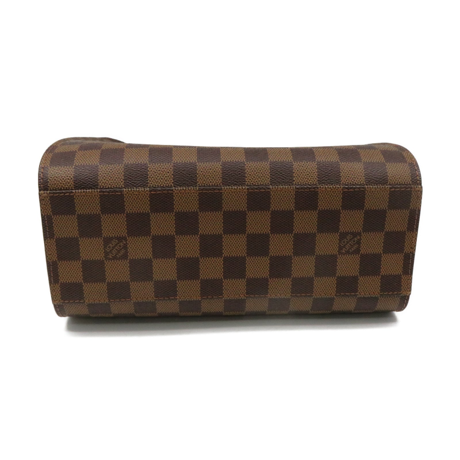 LOUIS VUITTON Damier Triana Hand Bag brown brown