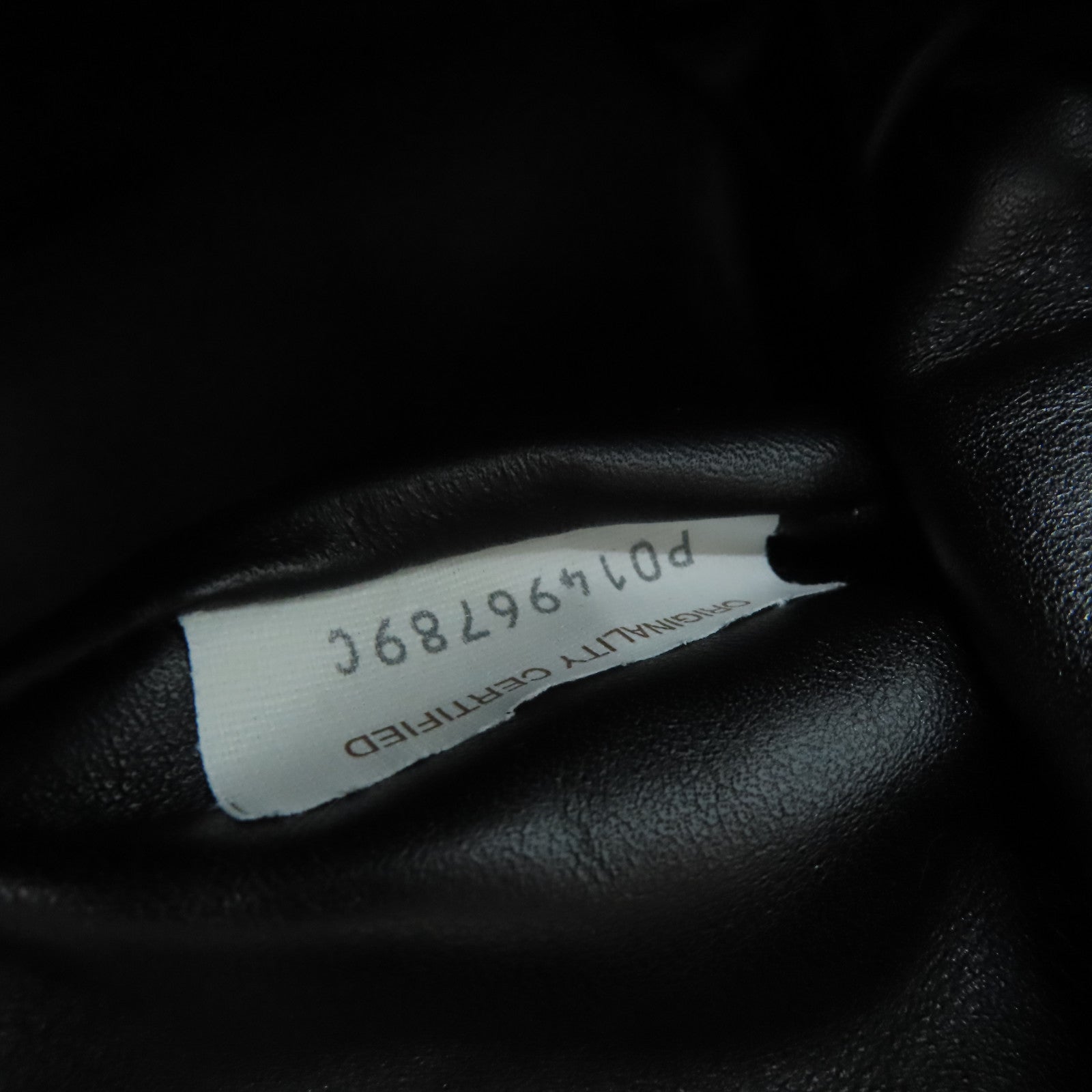 BOTTEGA VENETA 羊皮皮革Belt Chain Shoulder金扣链带肩背袋黑色