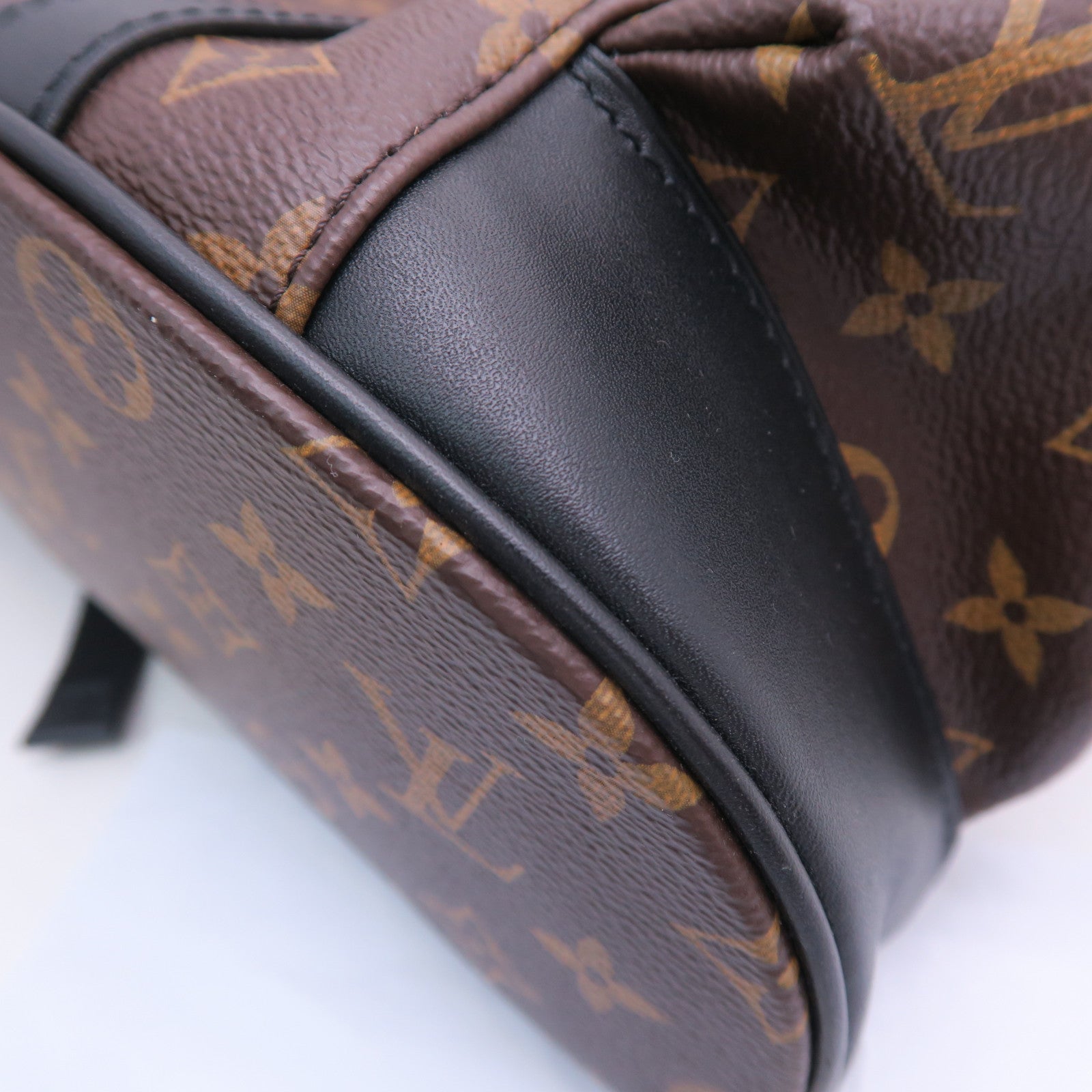 LOUIS VUITTON Monogram Christopher PM銀扣背包啡色