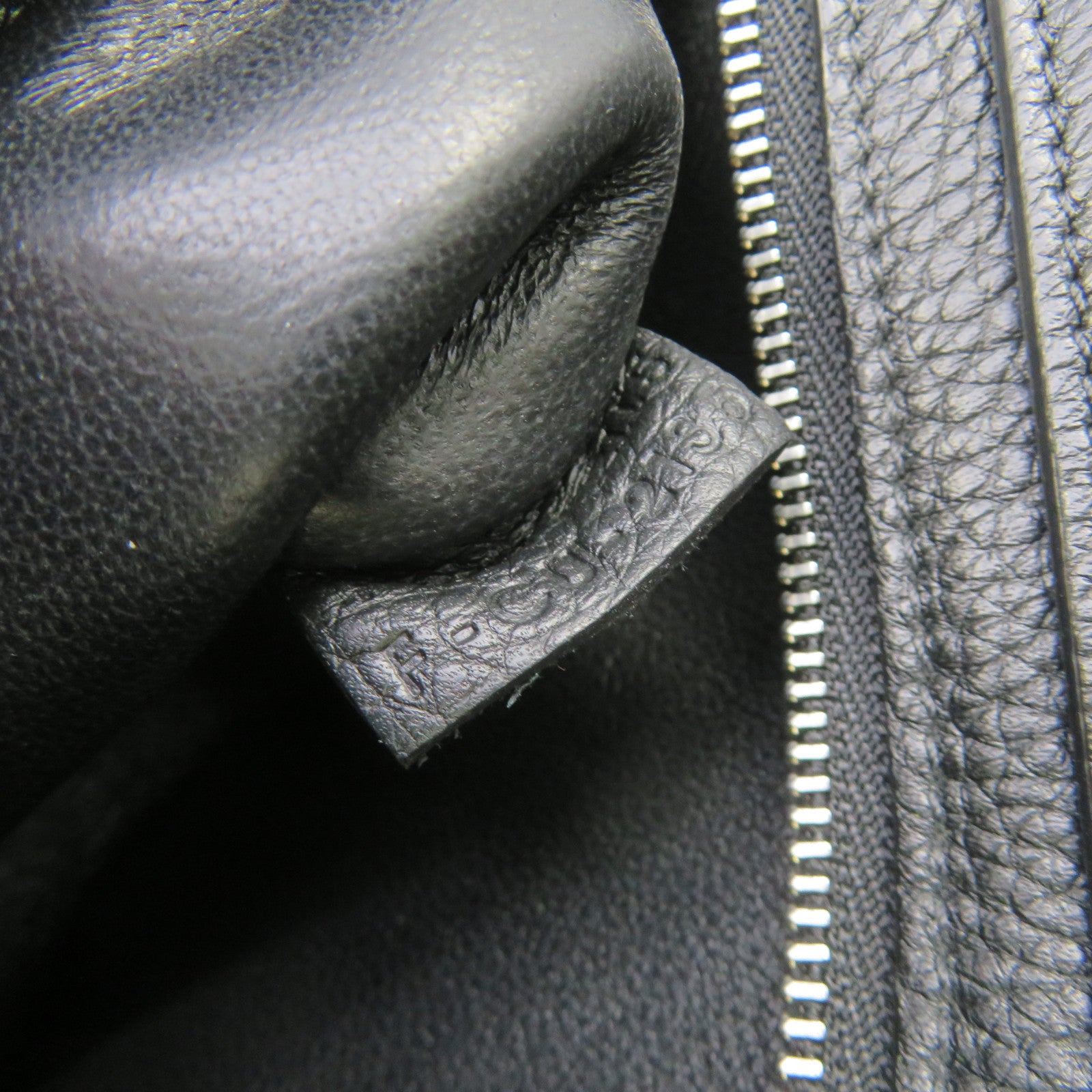CELINE 牛皮皮革金扣Trapeze Small 2Way Hand Bag手挽肩背两用袋黑色