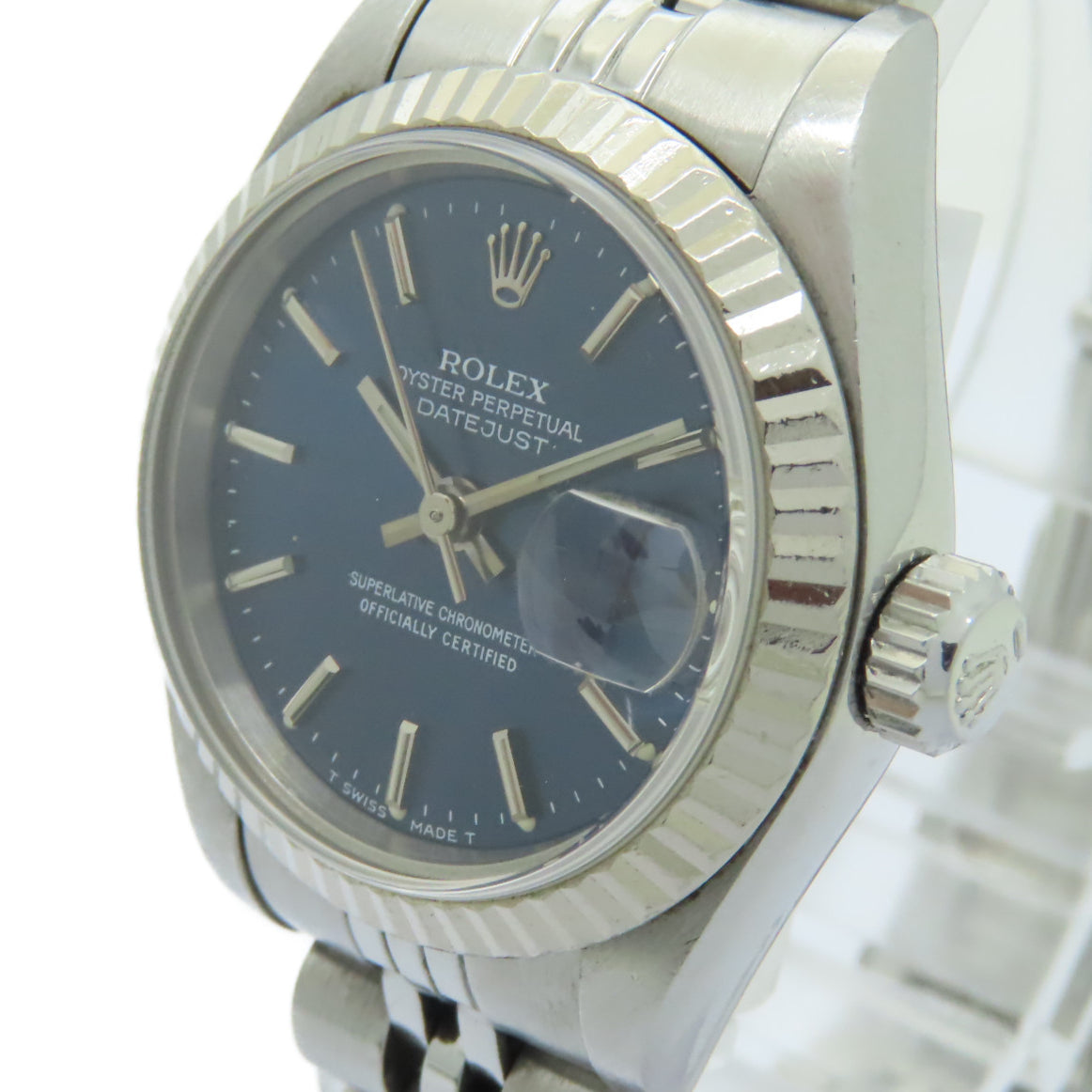 ROLEX Datejust不鏽鋼手錶自動機芯藍色