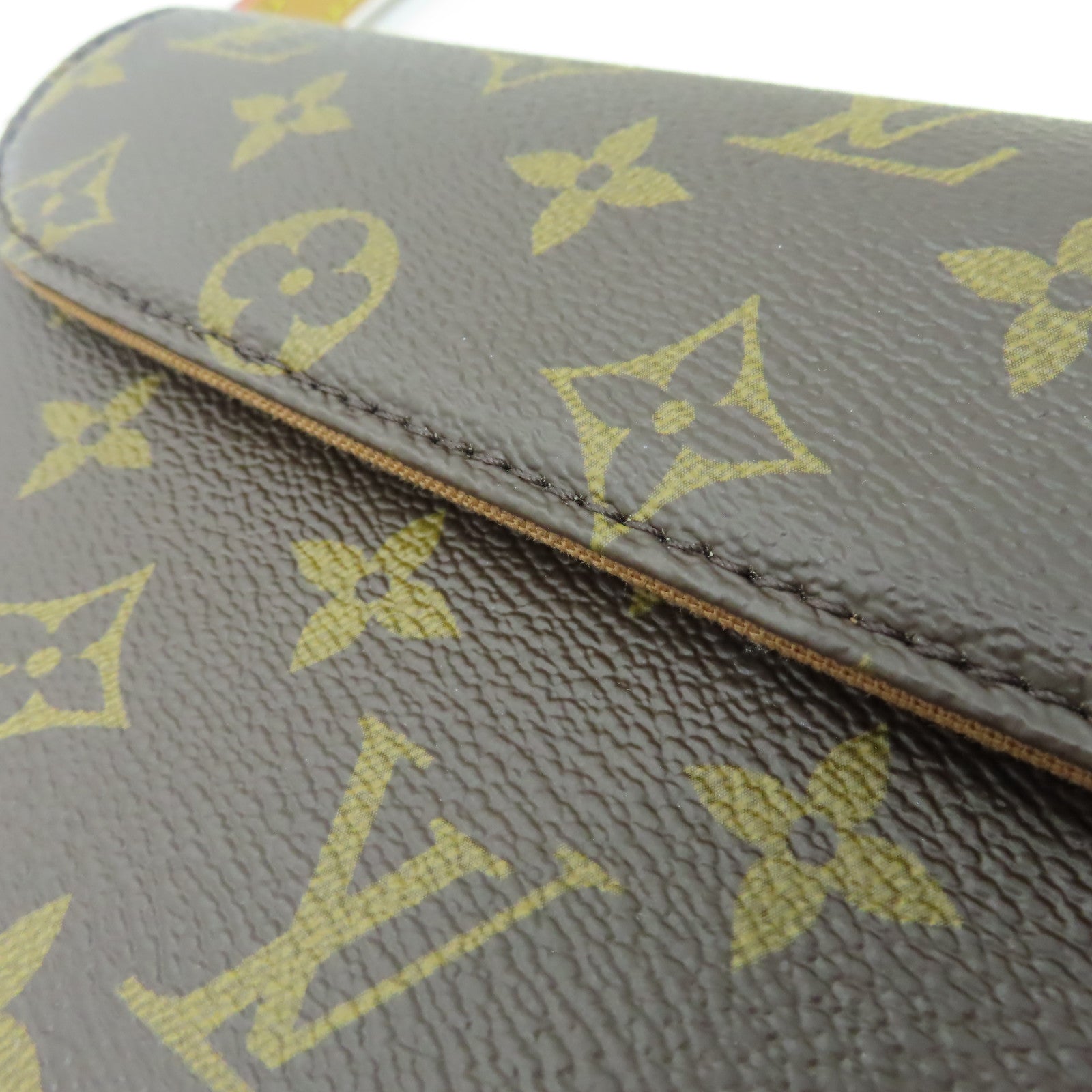 LOUIS VUITTON Monogram  Wallet On Chain Ivy金扣手挽肩背兩用袋棕色