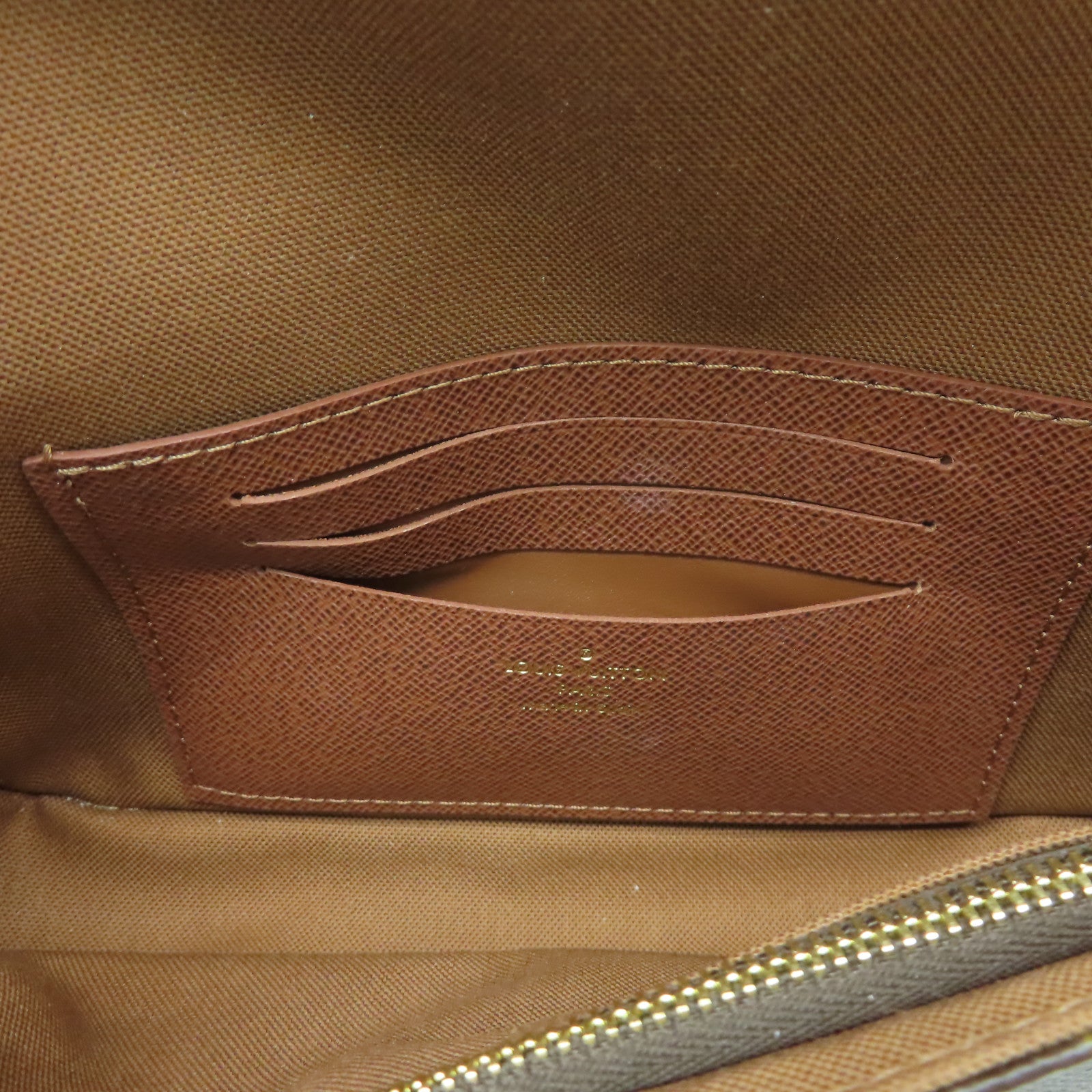 LOUIS VUITTON Monogram  Wallet On Chain Ivy金扣手挽肩背兩用袋棕色