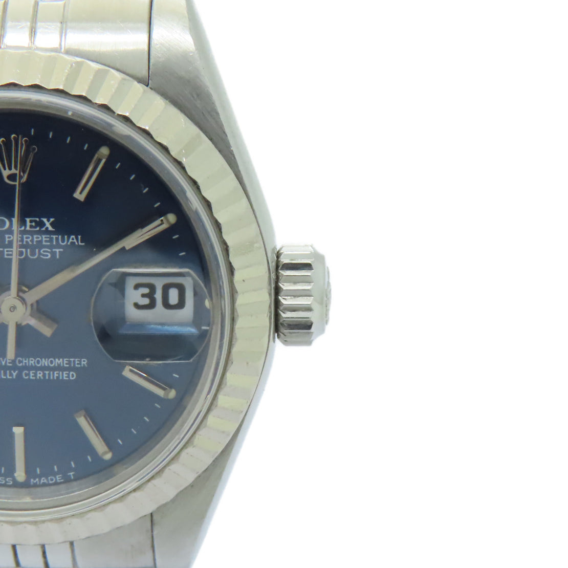 ROLEX Datejust不鏽鋼手錶自動機芯藍色