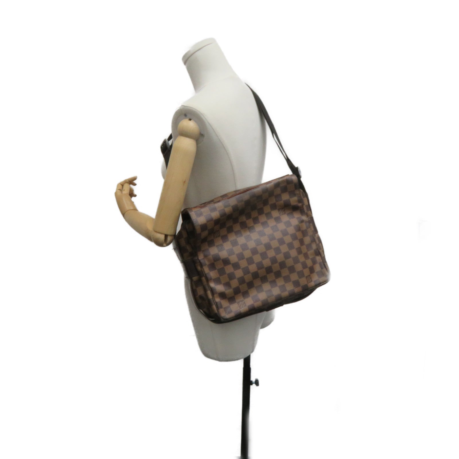 LOUIS VUITTON Damier Naviglio Shoulder Bag肩背袋啡色