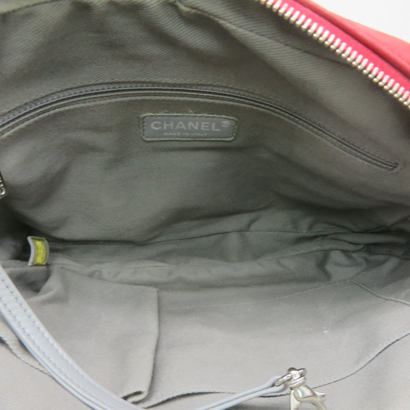 CHANEL 菱格牛皮皮革Shoulder Bag手挽肩背兩用袋紅色