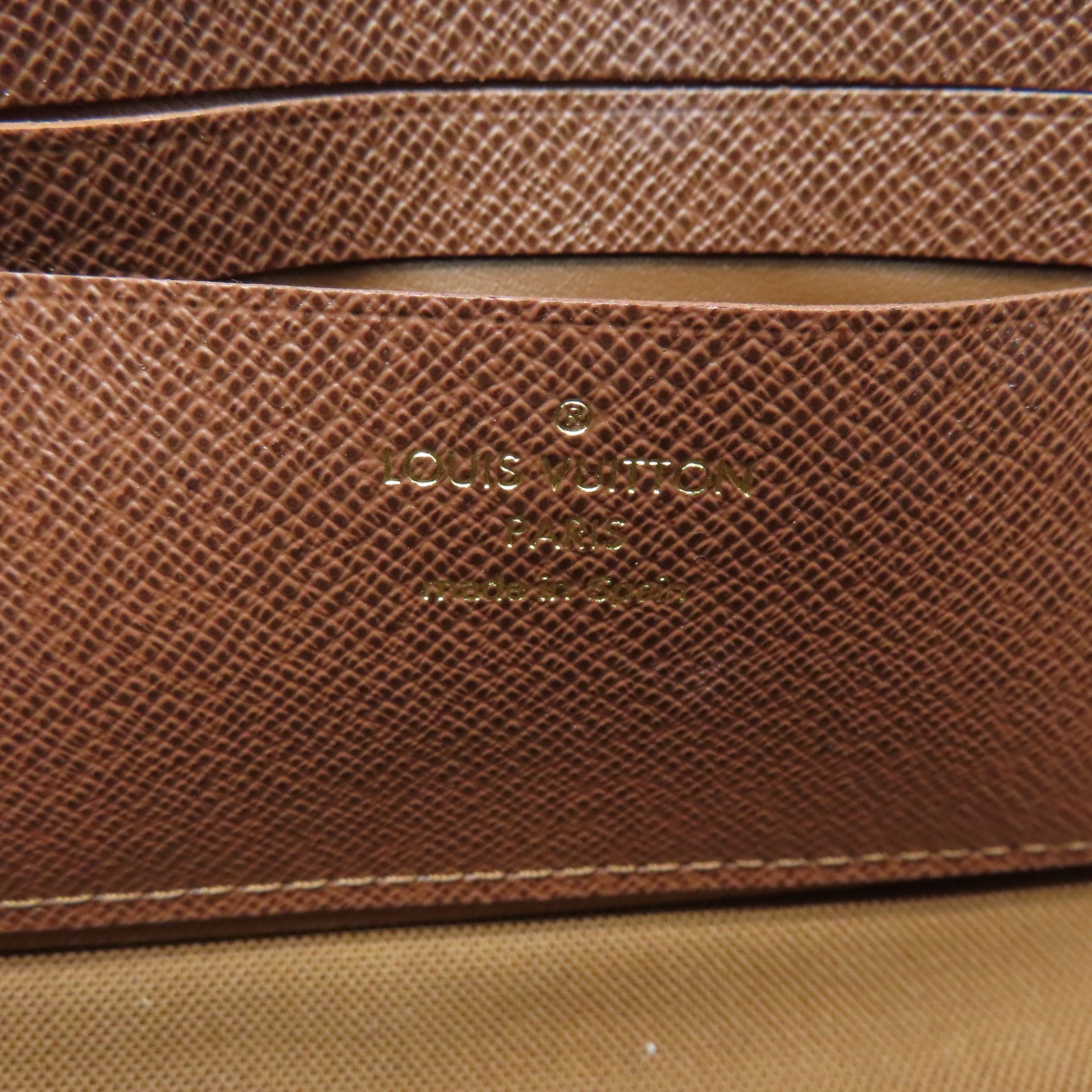 LOUIS VUITTON Monogram  Wallet On Chain Ivy金扣手挽肩背兩用袋棕色