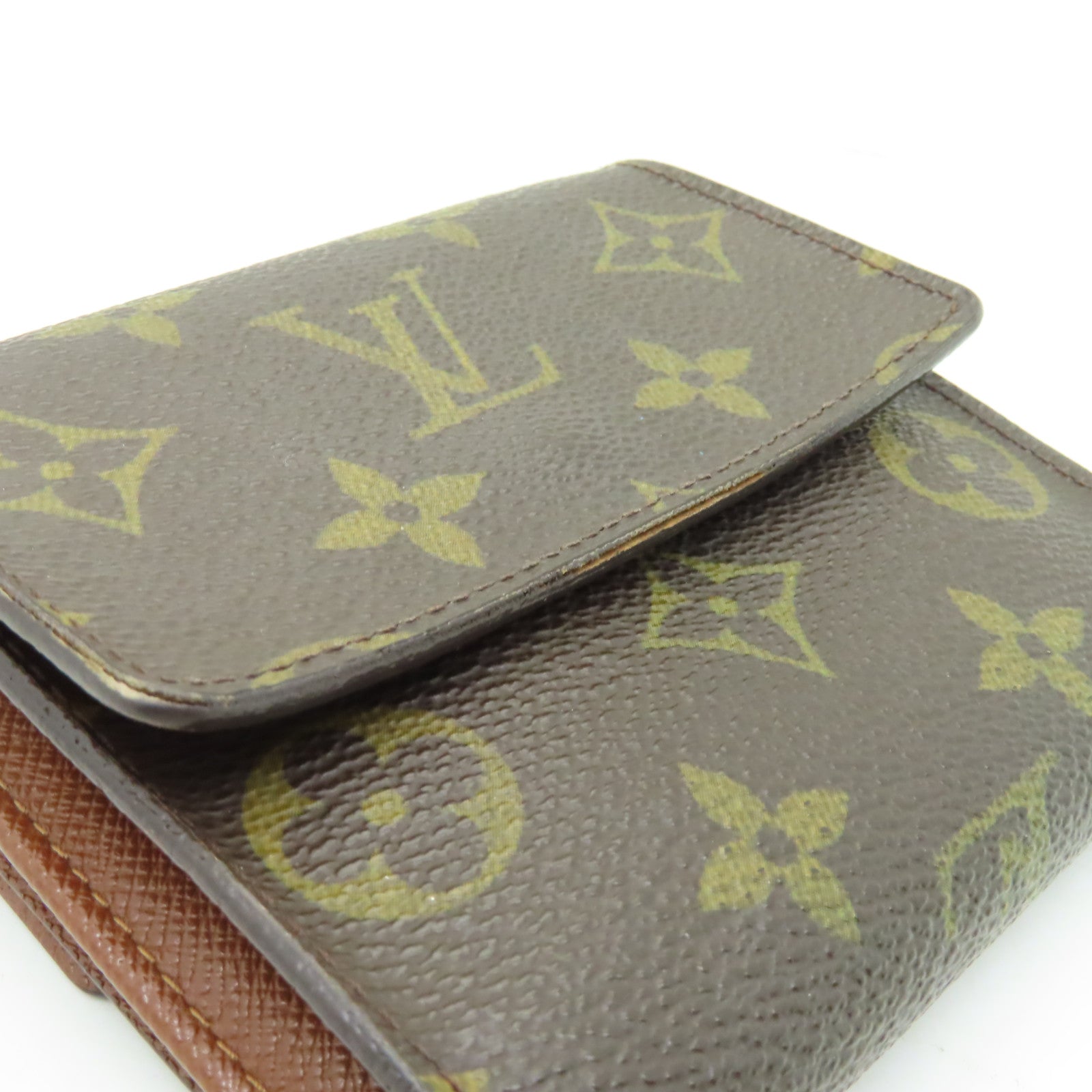 LOUIS VUITTON Monogram Wallet金扣錢包啡色