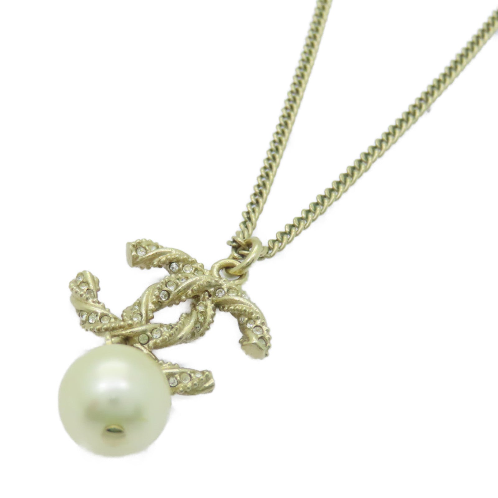 CHANEL 金屬Necklace項鍊金色