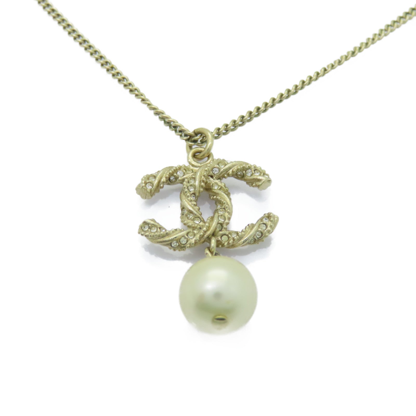 CHANEL 金屬Necklace項鍊金色