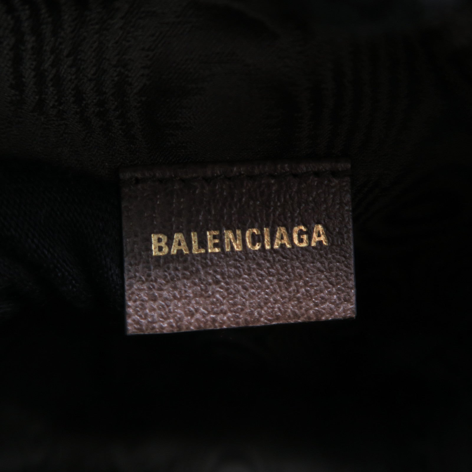 BALENCIAGA 帆布The Hacker Project金扣肩背袋啡色
