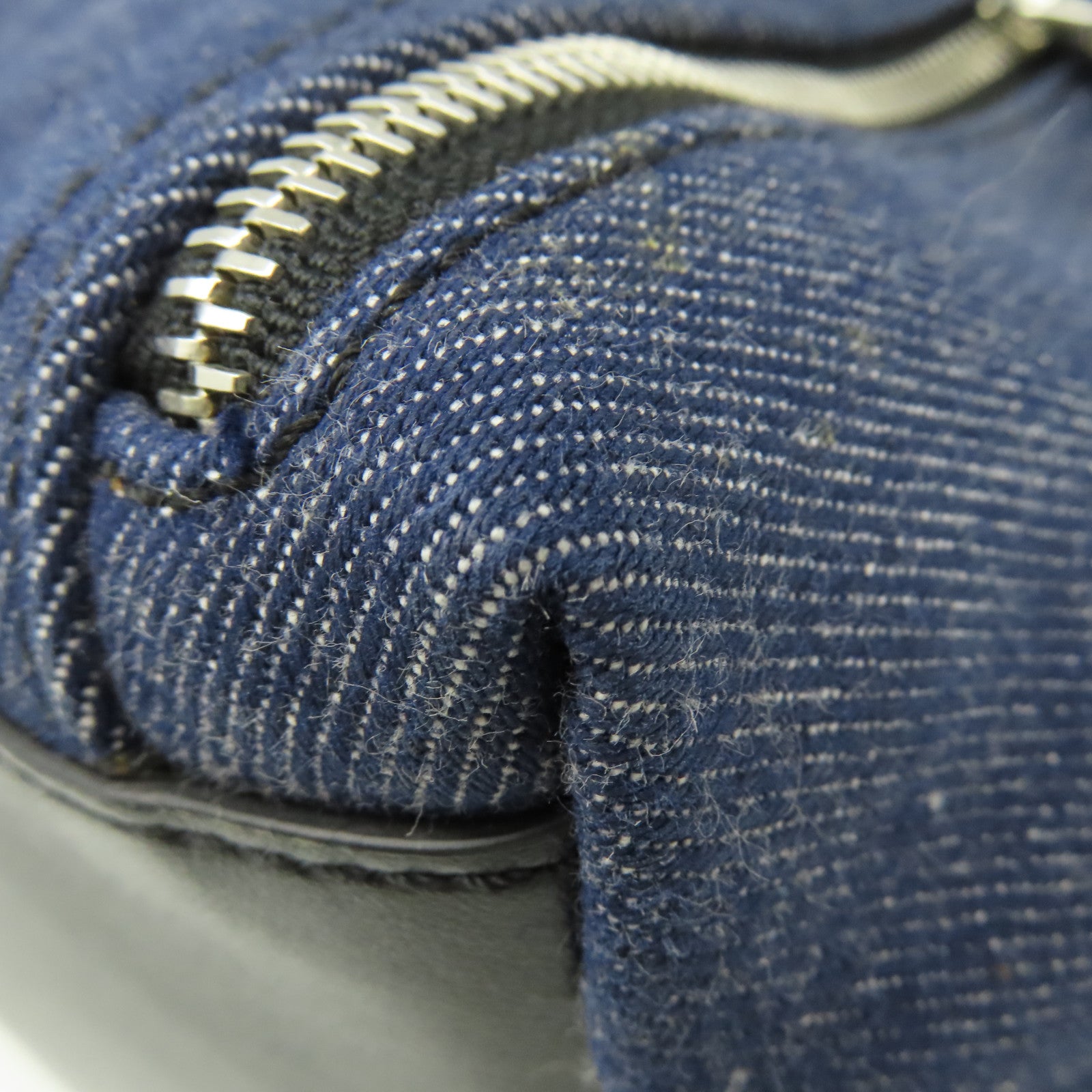 TOD’S 牛仔布/牛皮皮革2Way Backpack背包寶藍色/黑色