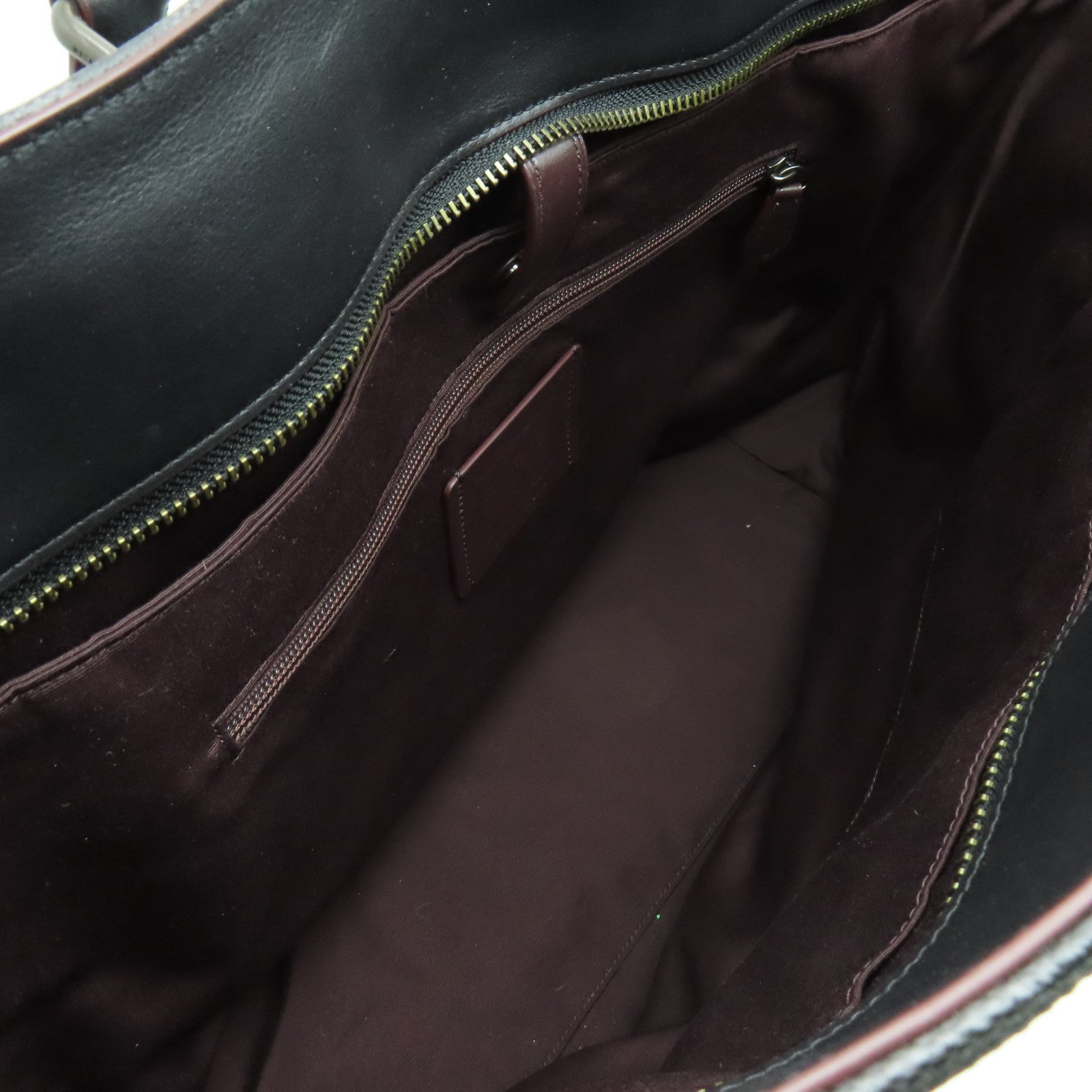 COACH 塗層帆布Tote Bag手挽肩背兩用袋黒色