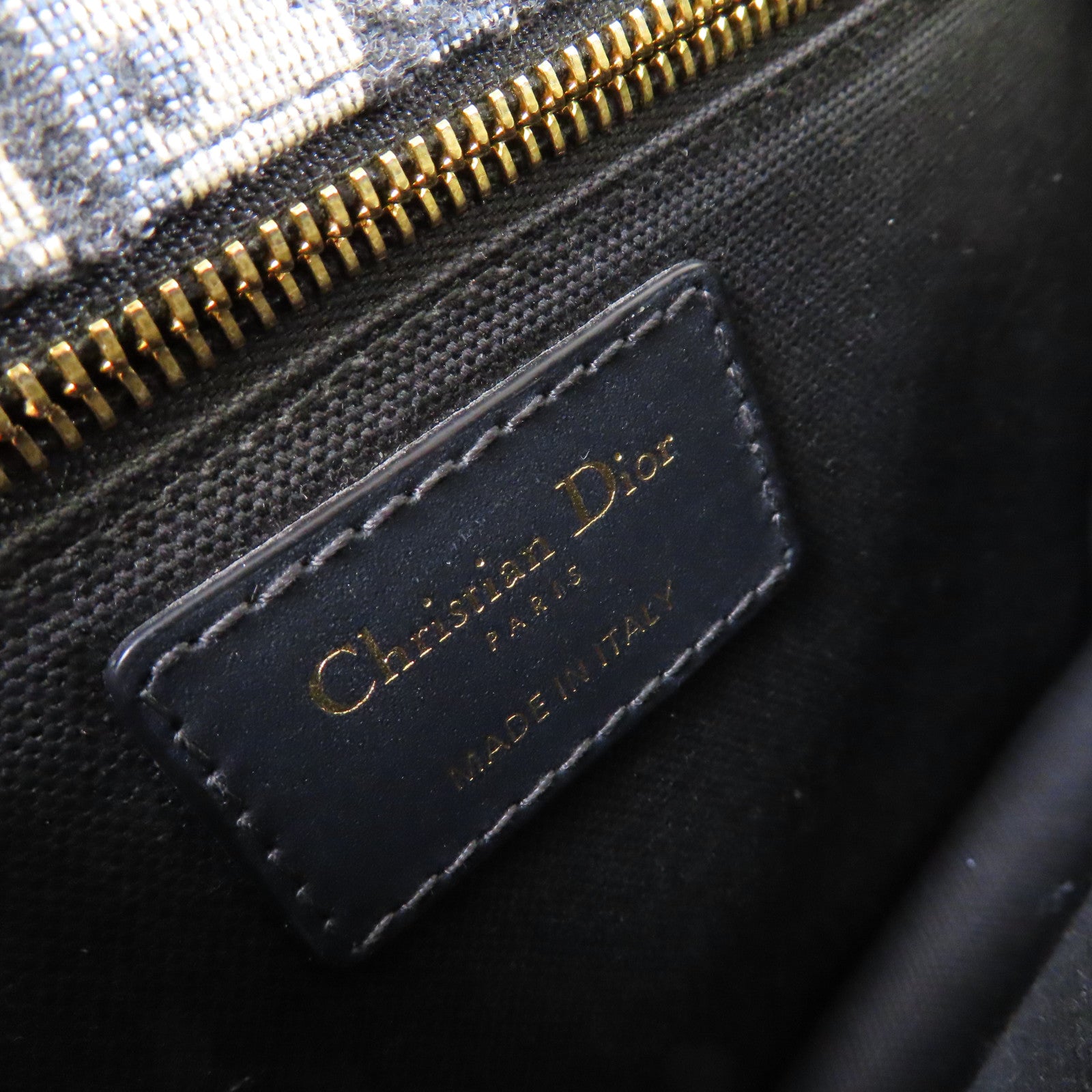 Dior Oblique帆布30 Montaigne Shoulder Bag金扣肩背袋啡色/寶藍色
