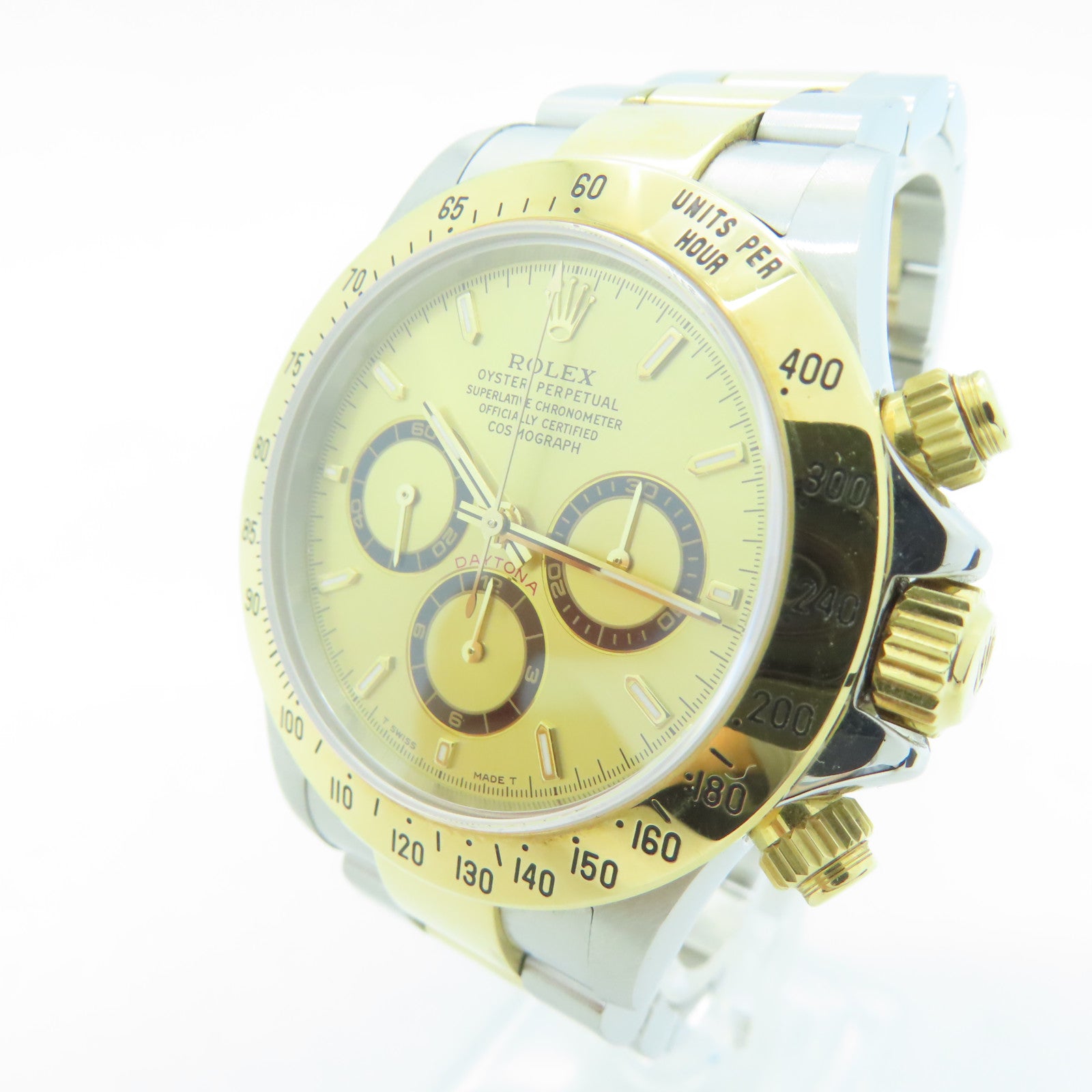 ROLEX 【激減優惠】Daytona K18黃金/不鏽鋼手錶自動機芯金色