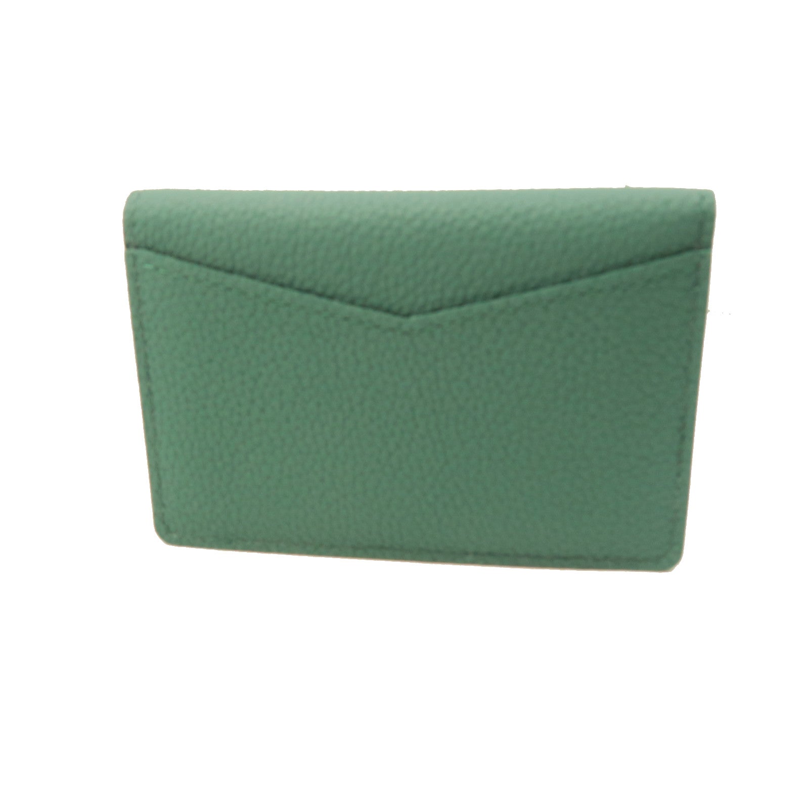 LOUIS VUITTON Cowhide Leather Aerogram Pocket Organizer Card Holder Green