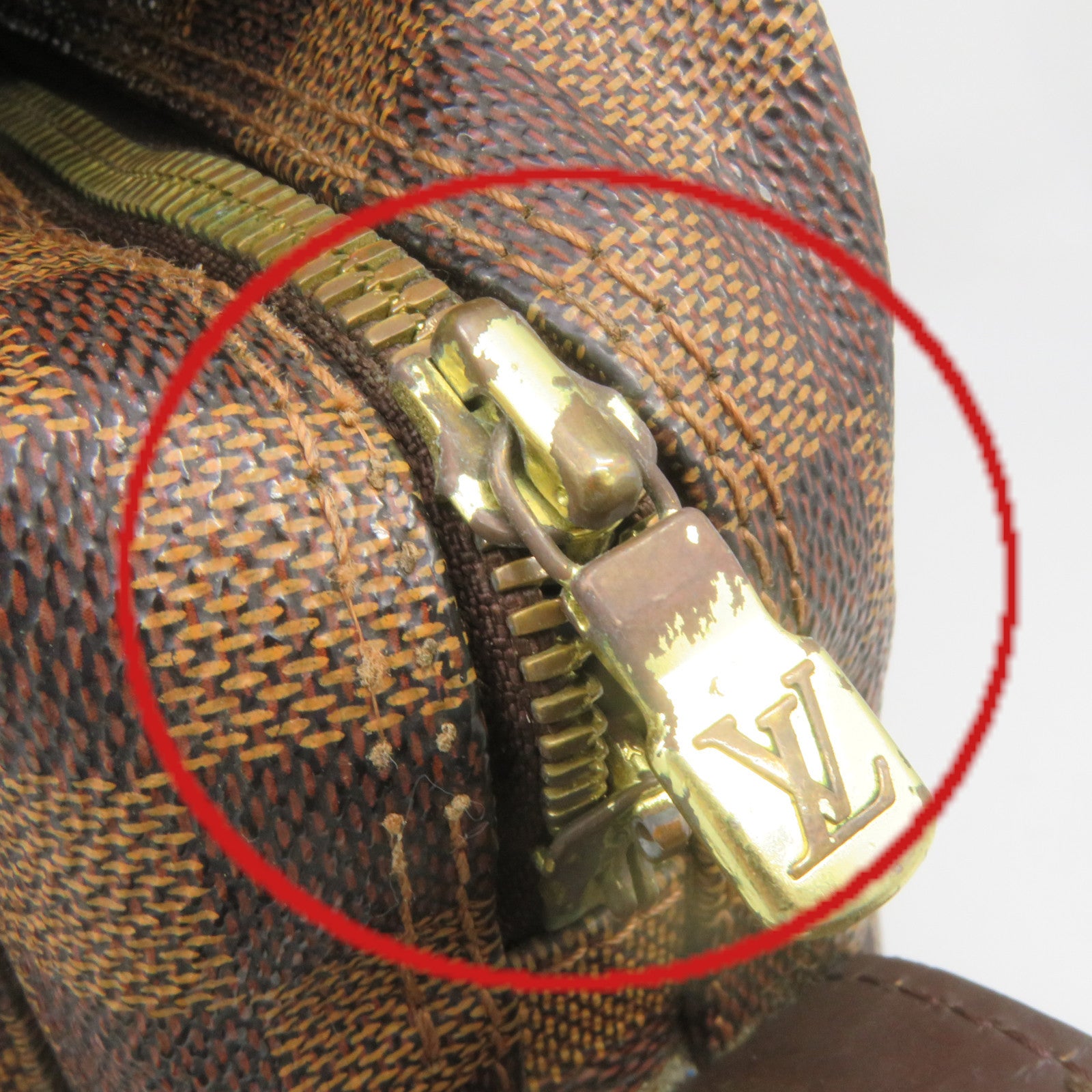 LOUIS VUITTON Damier Naviglio Shoulder Bag肩背袋啡色