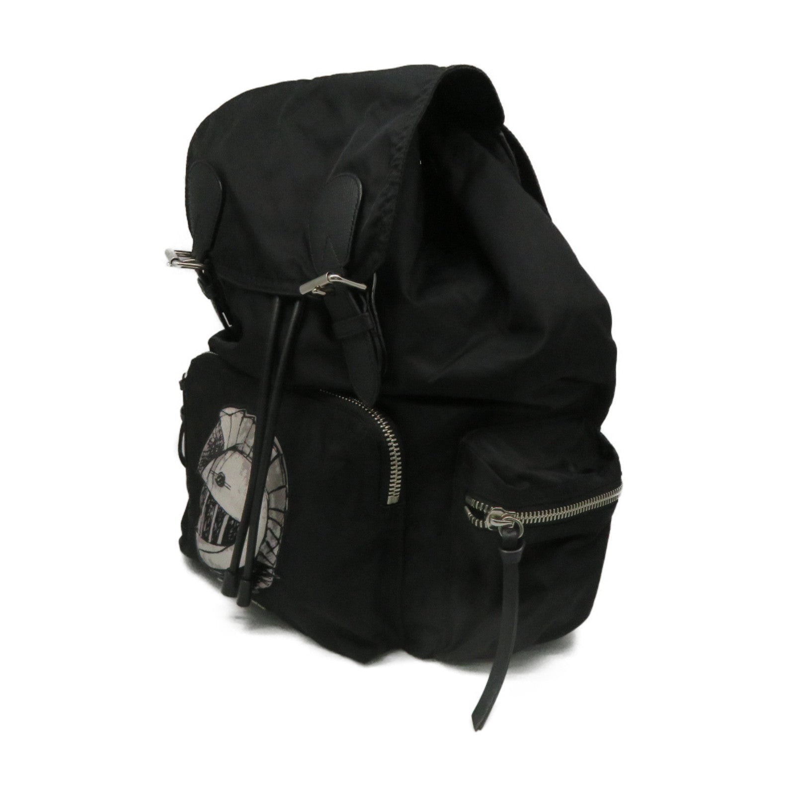 BURBERRY nylon Backpack backpack black